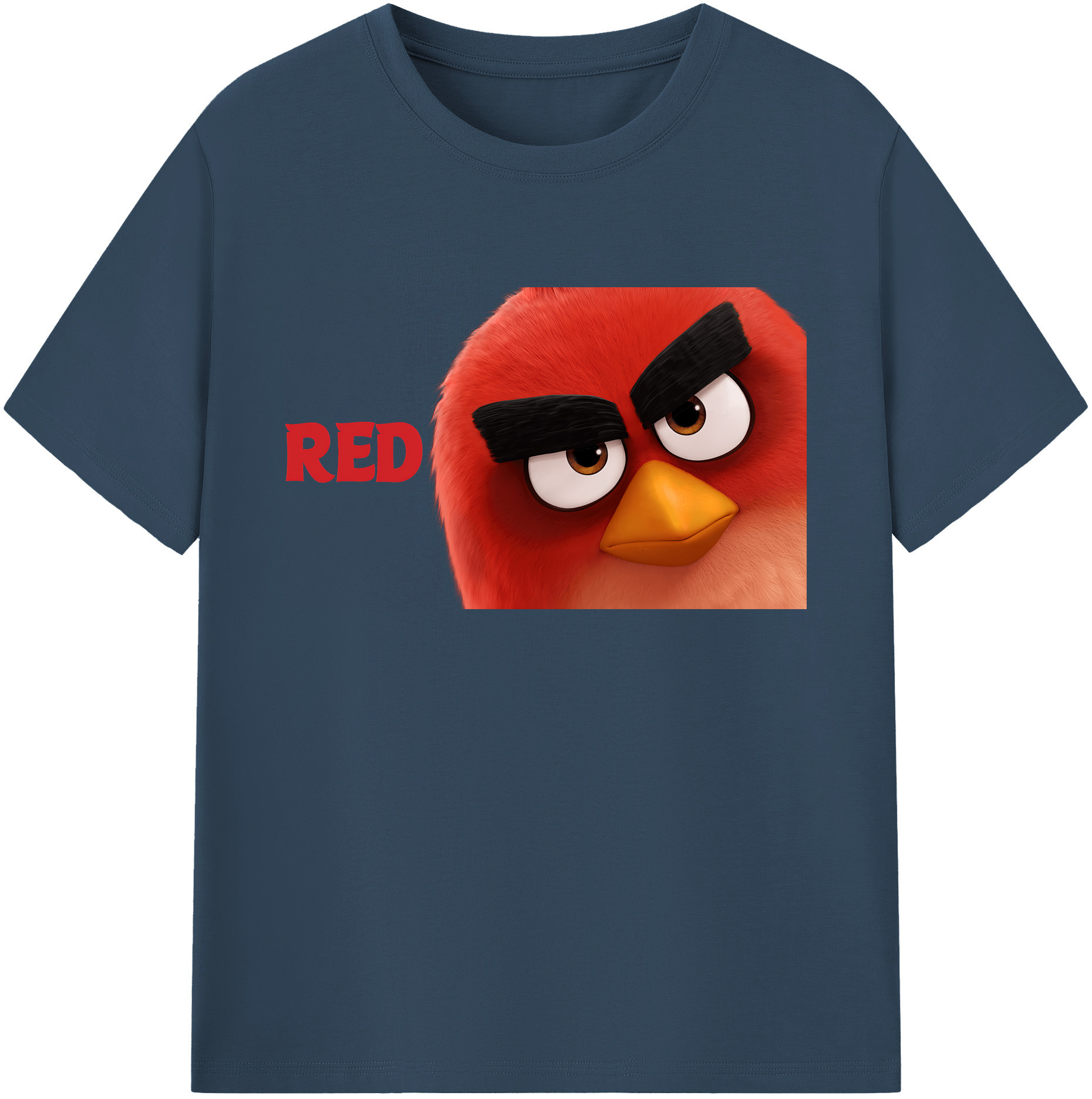 （画像用） Angry Birds アングリーバード 綿100％ メンズ半袖Tシャツ｜肌触りやわらか＆通気性