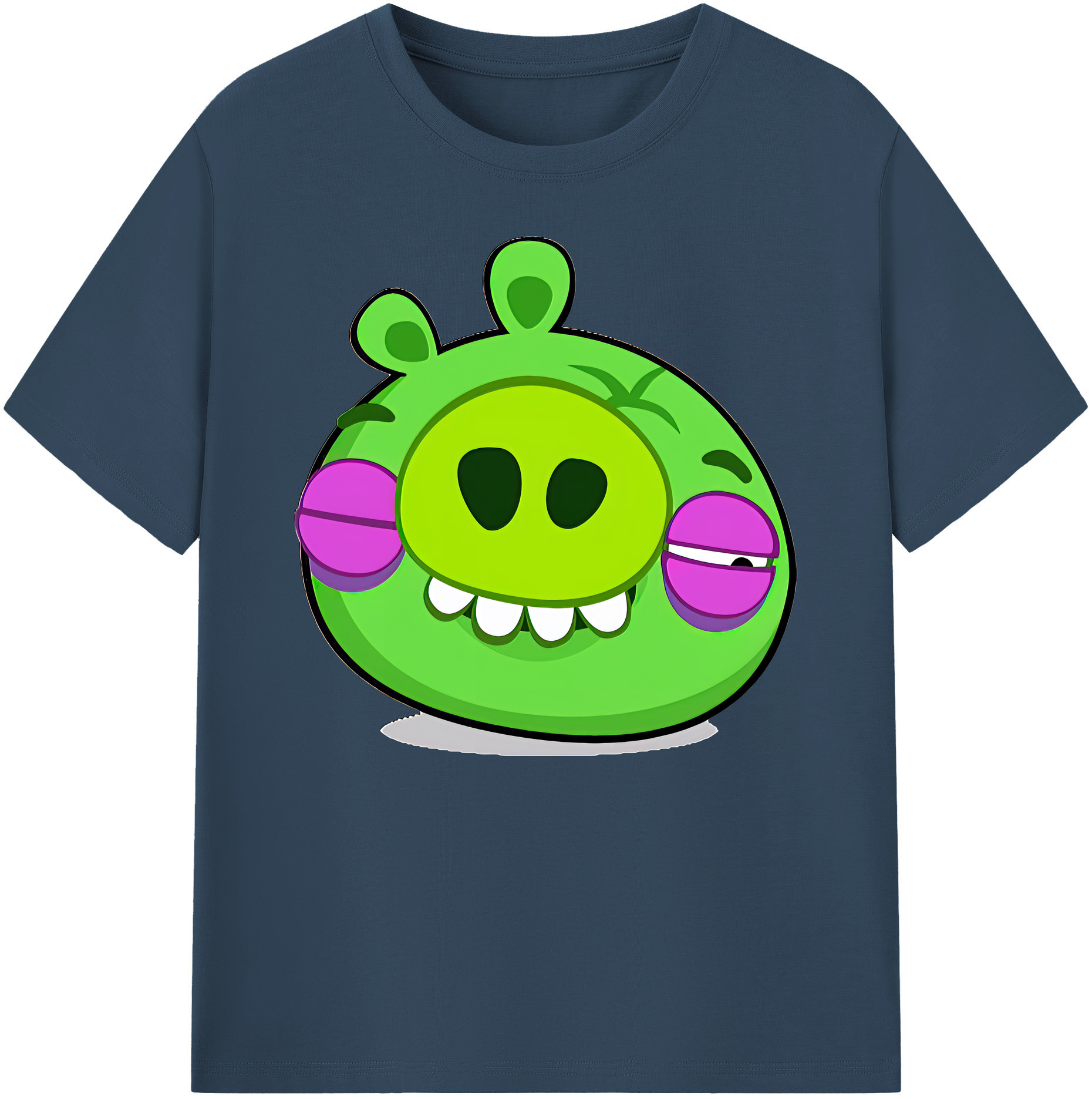 （画像用） Angry Birds アングリーバード 綿100％ メンズ半袖Tシャツ｜肌触りやわらか＆通気性