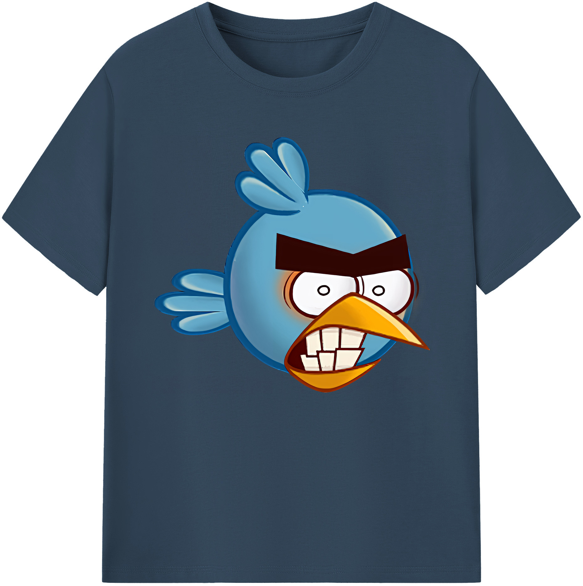 （画像用） Angry Birds アングリーバード 綿100％ メンズ半袖Tシャツ｜肌触りやわらか＆通気性