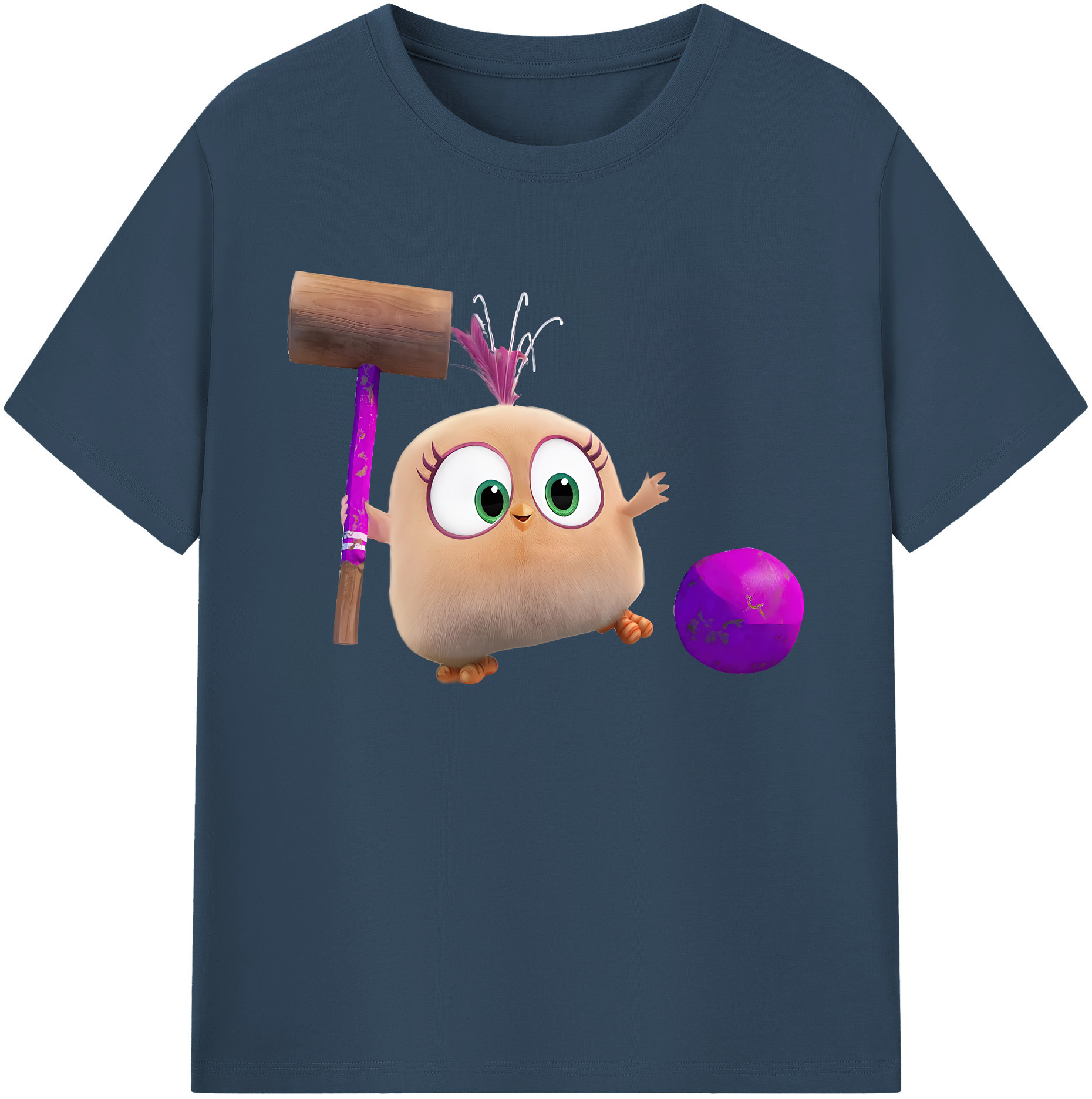（画像用） Angry Birds アングリーバード 綿100％ メンズ半袖Tシャツ｜肌触りやわらか＆通気性