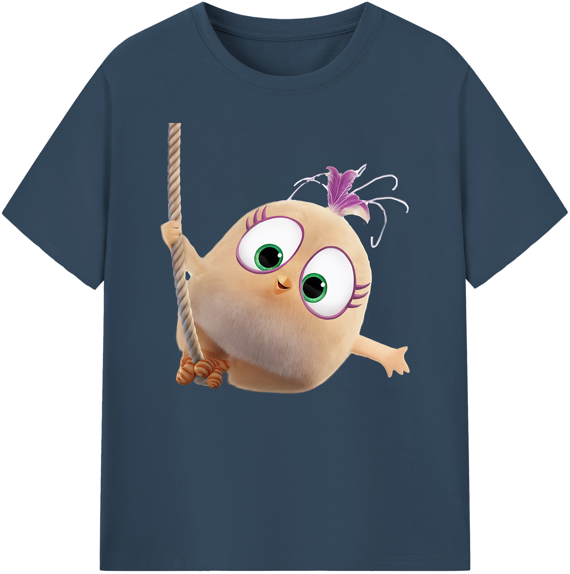（画像用） Angry Birds アングリーバード 綿100％ メンズ半袖Tシャツ｜肌触りやわらか＆通気性