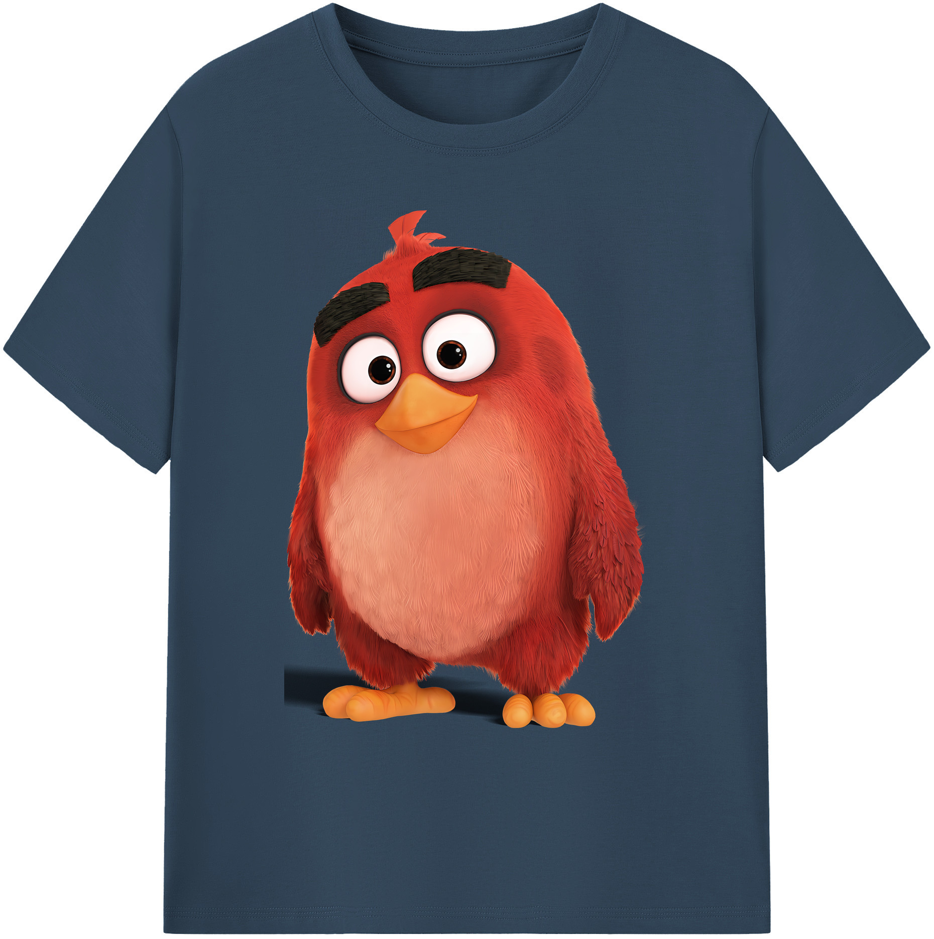 （画像用） Angry Birds アングリーバード 綿100％ メンズ半袖Tシャツ｜肌触りやわらか＆通気性