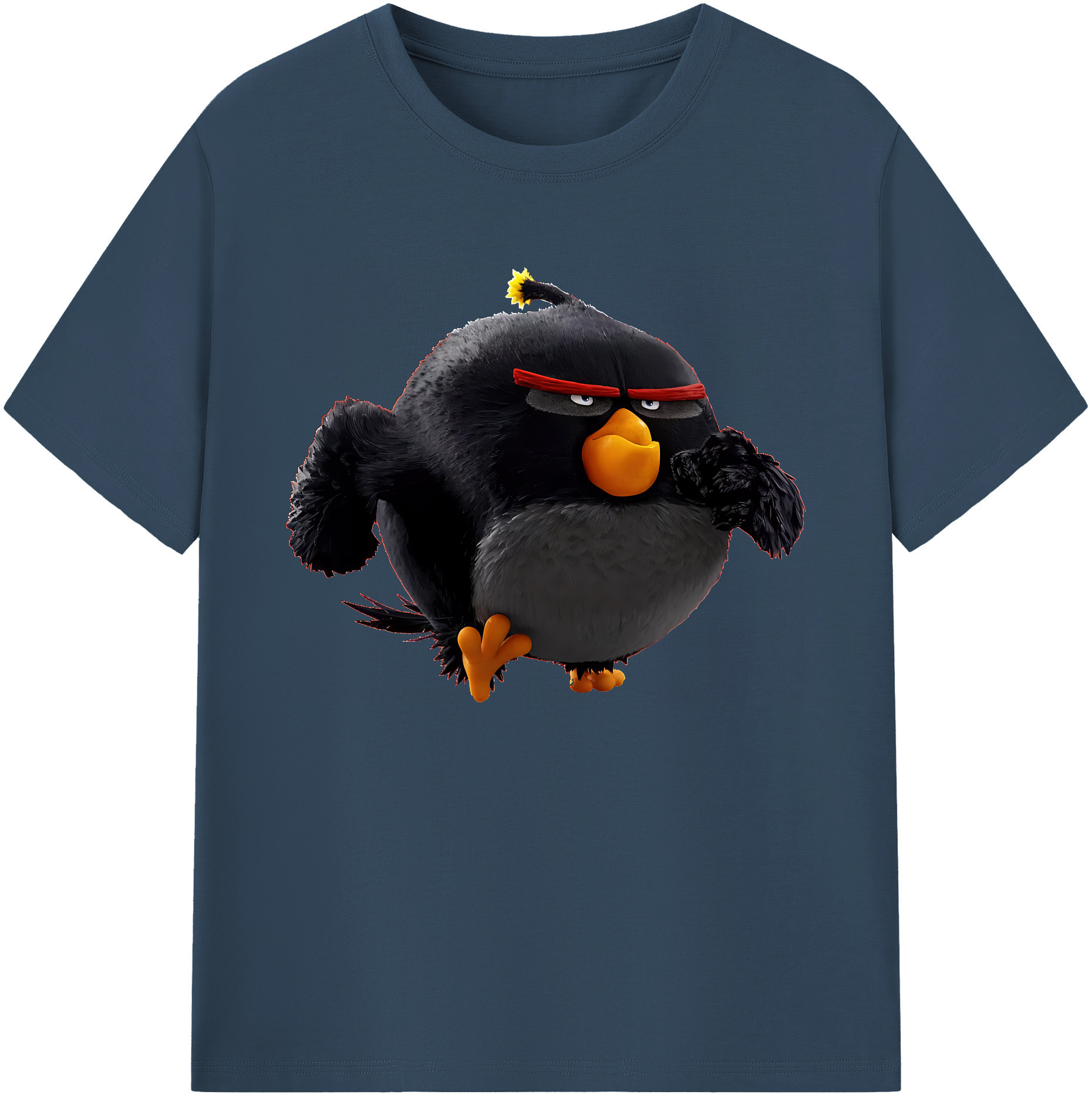 （画像用） Angry Birds アングリーバード 綿100％ メンズ半袖Tシャツ｜肌触りやわらか＆通気性