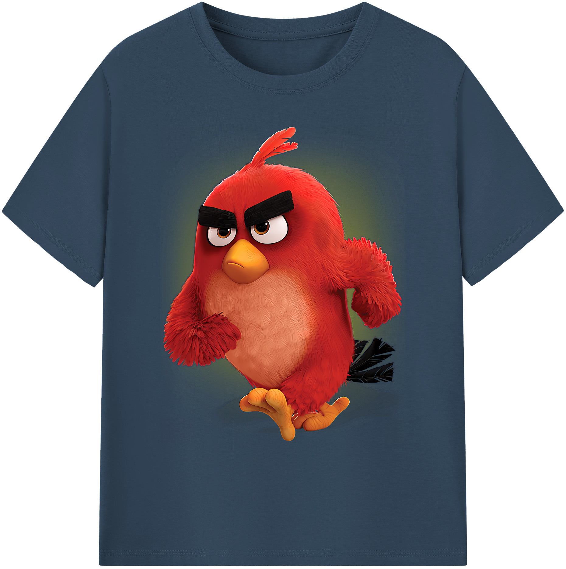 （画像用） Angry Birds アングリーバード 綿100％ メンズ半袖Tシャツ｜肌触りやわらか＆通気性