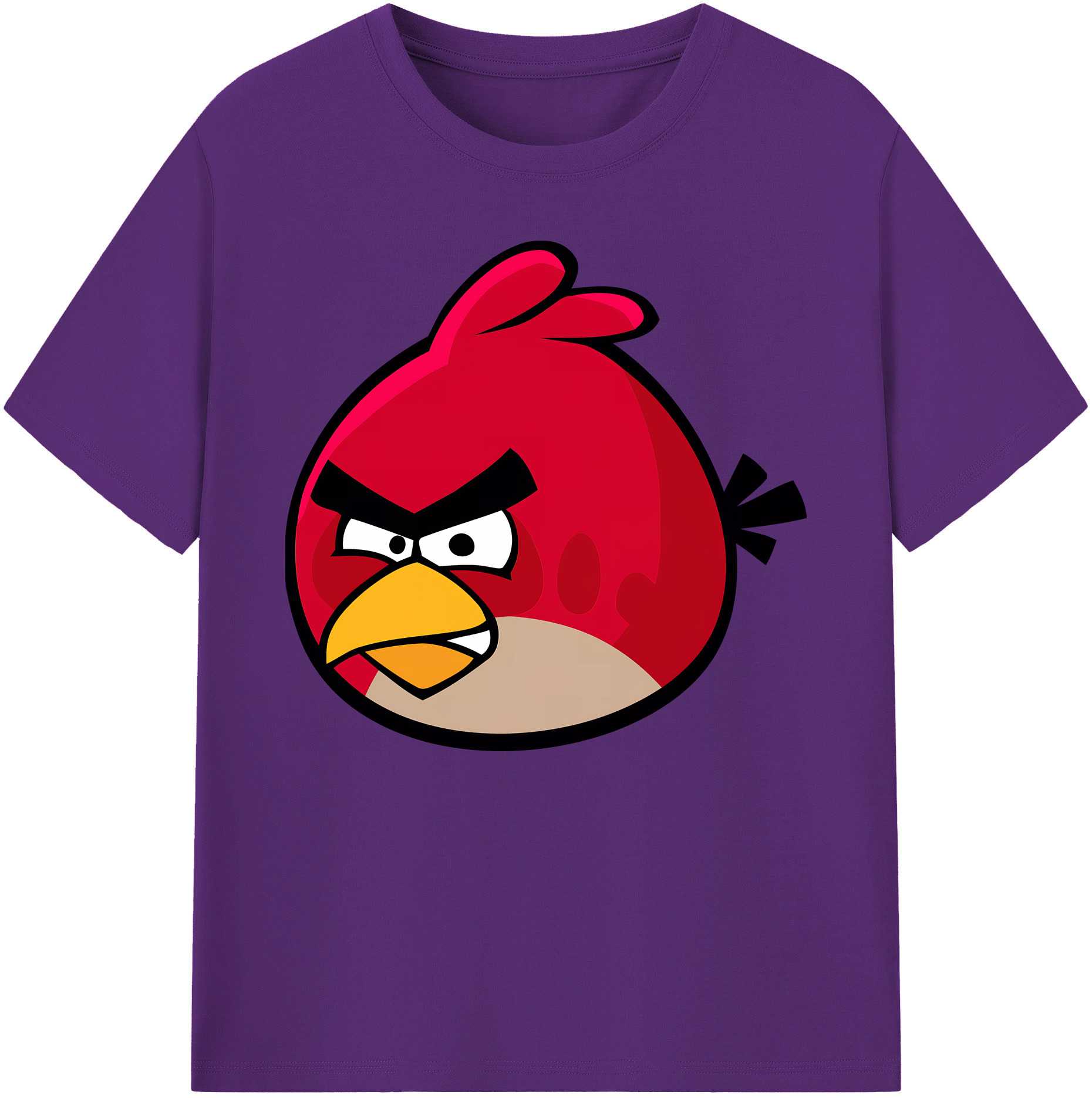 （画像用） Angry Birds アングリーバード 綿100％ メンズ半袖Tシャツ｜肌触りやわらか＆通気性