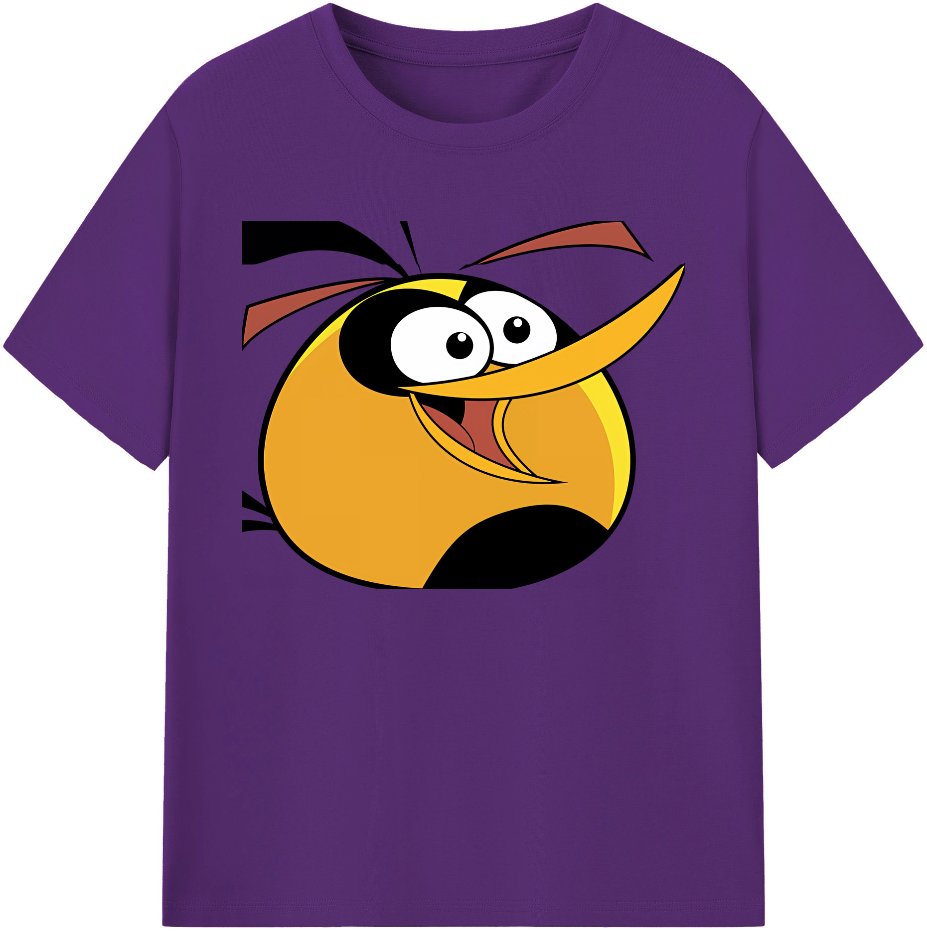 （画像用） Angry Birds アングリーバード 綿100％ メンズ半袖Tシャツ｜肌触りやわらか＆通気性