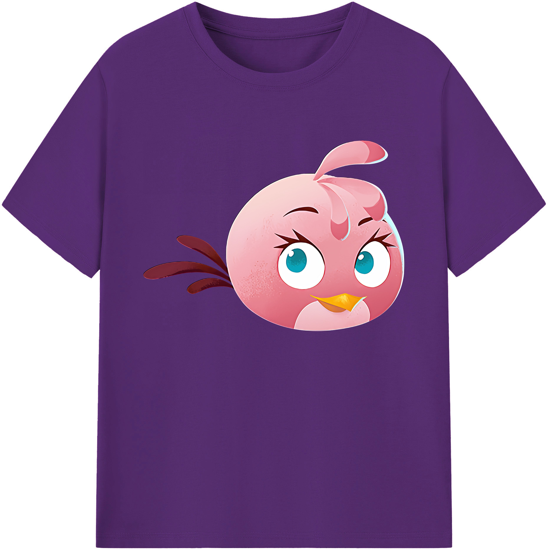 （画像用） Angry Birds アングリーバード 綿100％ メンズ半袖Tシャツ｜肌触りやわらか＆通気性