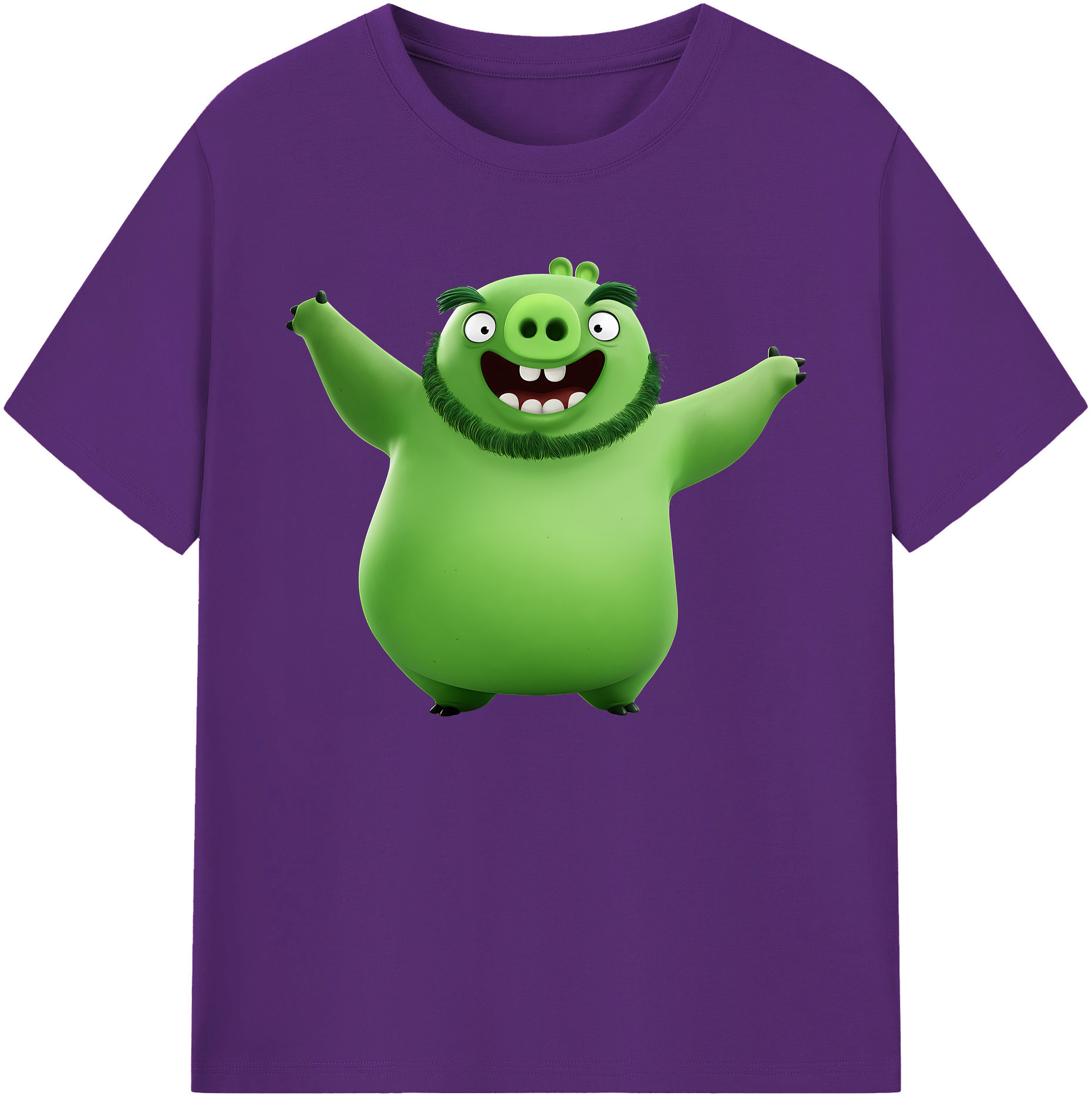 （画像用） Angry Birds アングリーバード 綿100％ メンズ半袖Tシャツ｜肌触りやわらか＆通気性