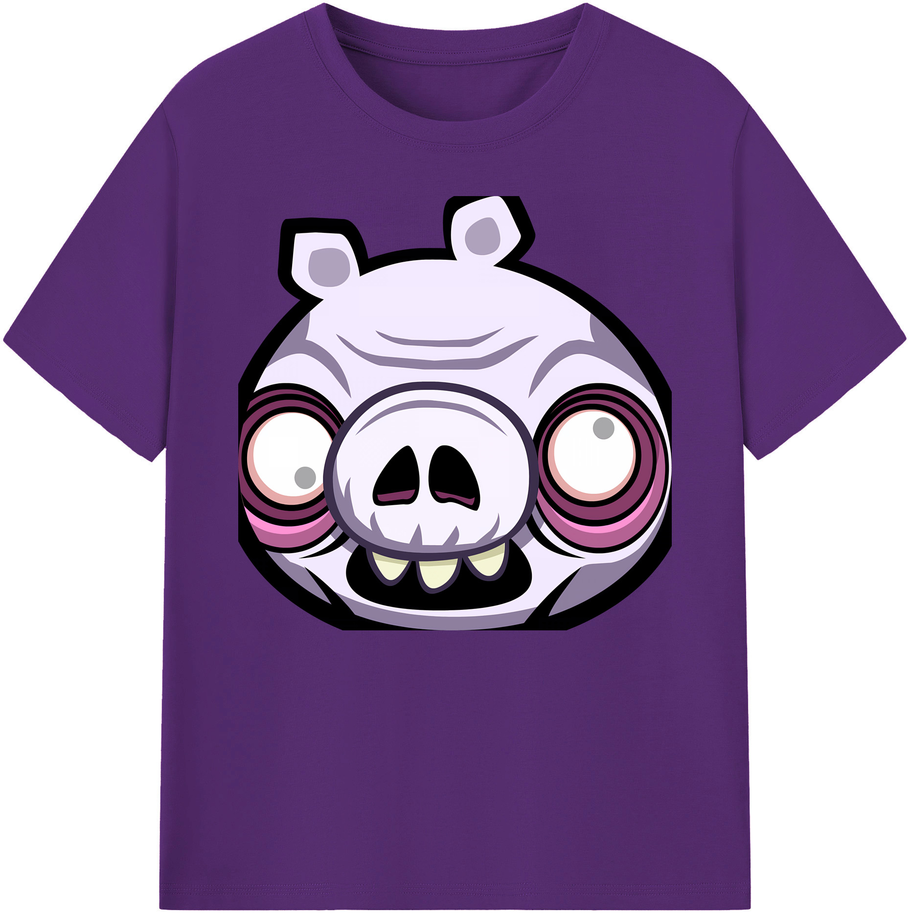 （画像用） Angry Birds アングリーバード 綿100％ メンズ半袖Tシャツ｜肌触りやわらか＆通気性