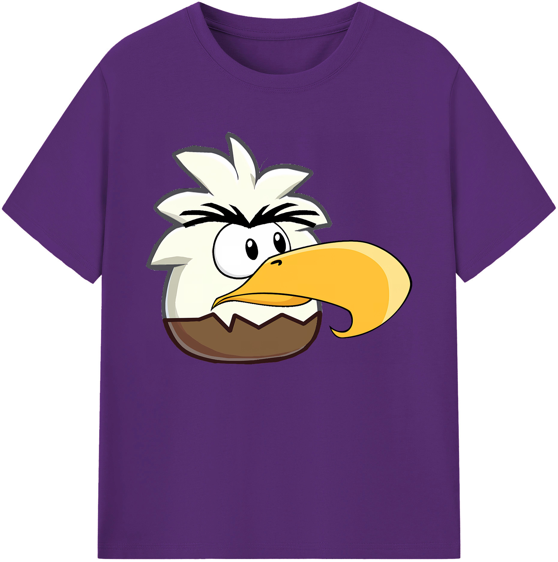 （画像用） Angry Birds アングリーバード 綿100％ メンズ半袖Tシャツ｜肌触りやわらか＆通気性