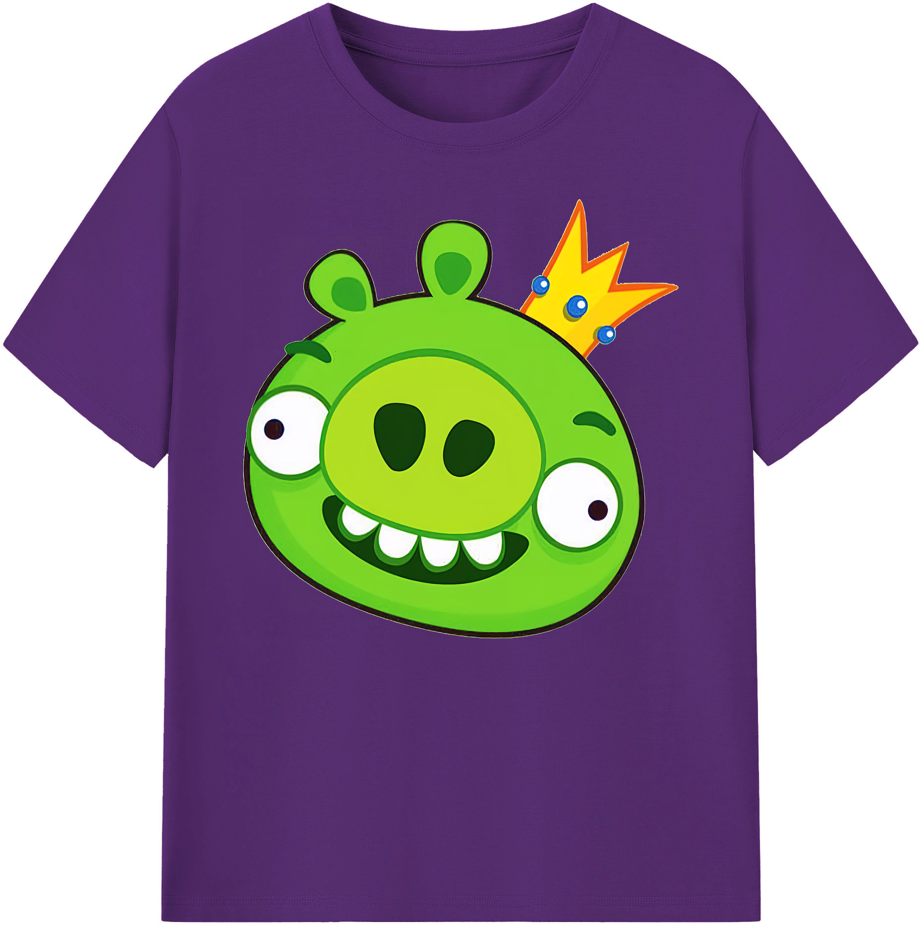 （画像用） Angry Birds アングリーバード 綿100％ メンズ半袖Tシャツ｜肌触りやわらか＆通気性