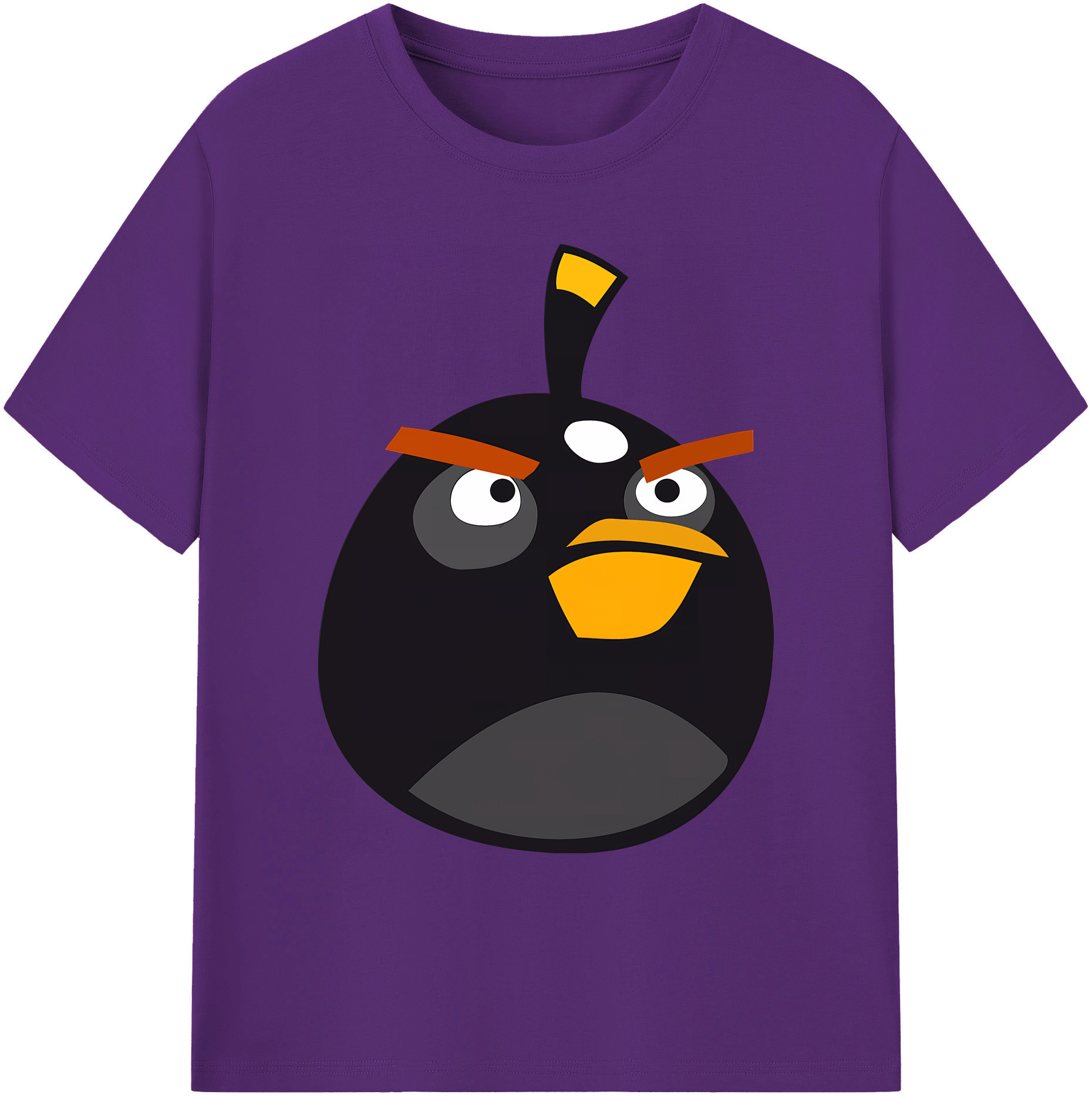 （画像用） Angry Birds アングリーバード 綿100％ メンズ半袖Tシャツ｜肌触りやわらか＆通気性
