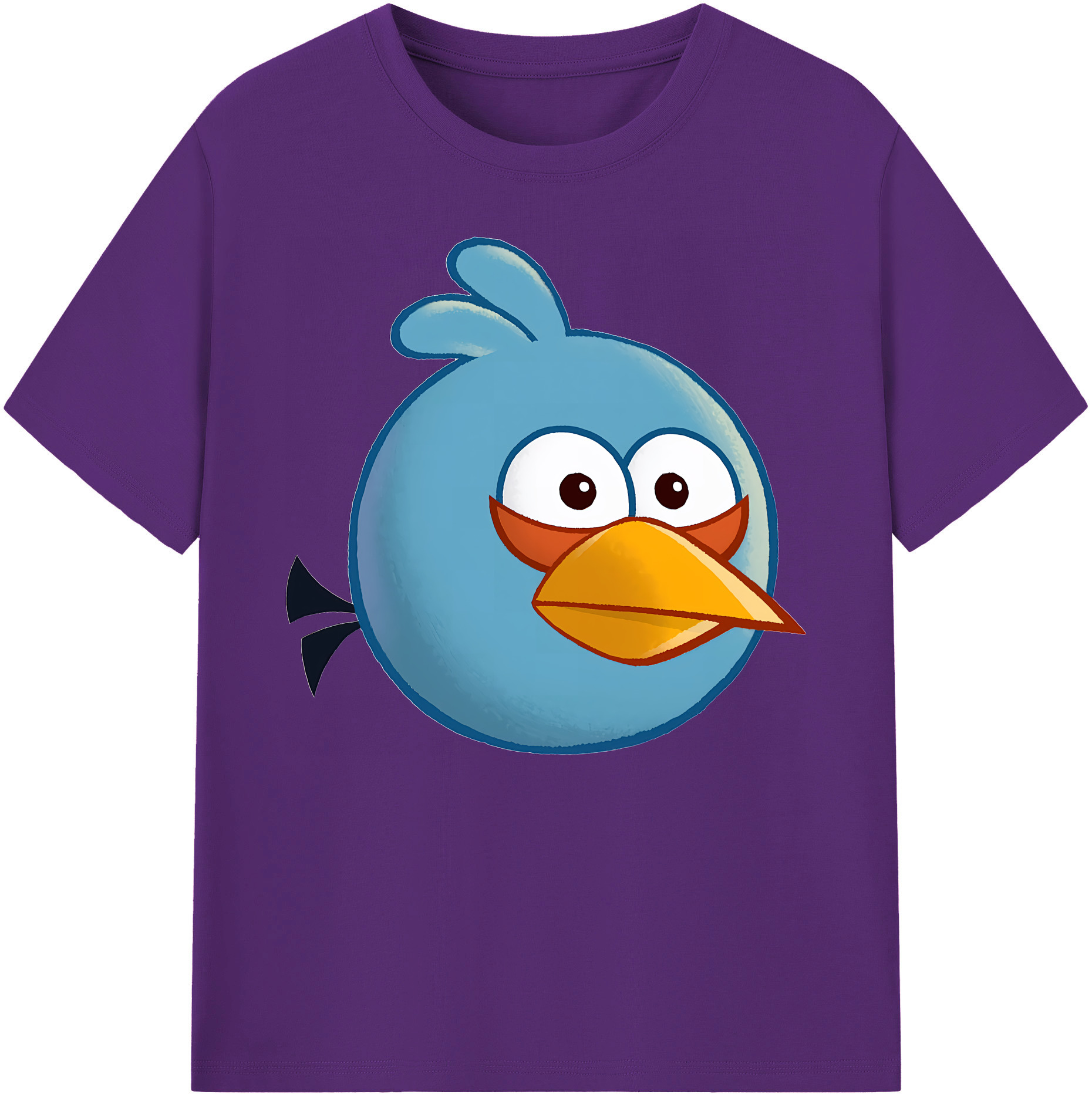 （画像用） Angry Birds アングリーバード 綿100％ メンズ半袖Tシャツ｜肌触りやわらか＆通気性