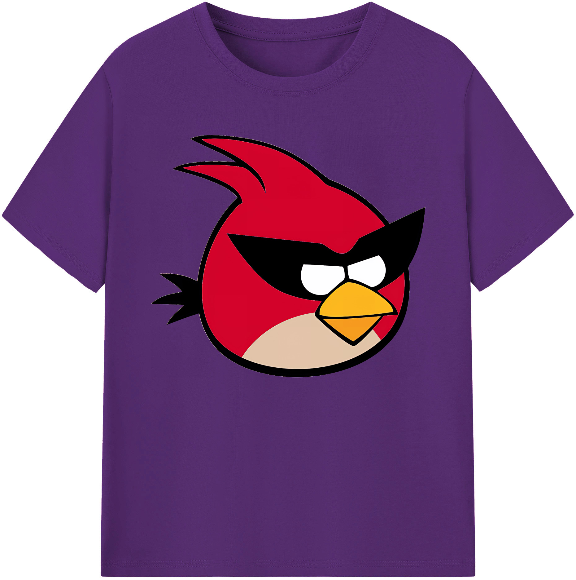 （画像用） Angry Birds アングリーバード 綿100％ メンズ半袖Tシャツ｜肌触りやわらか＆通気性