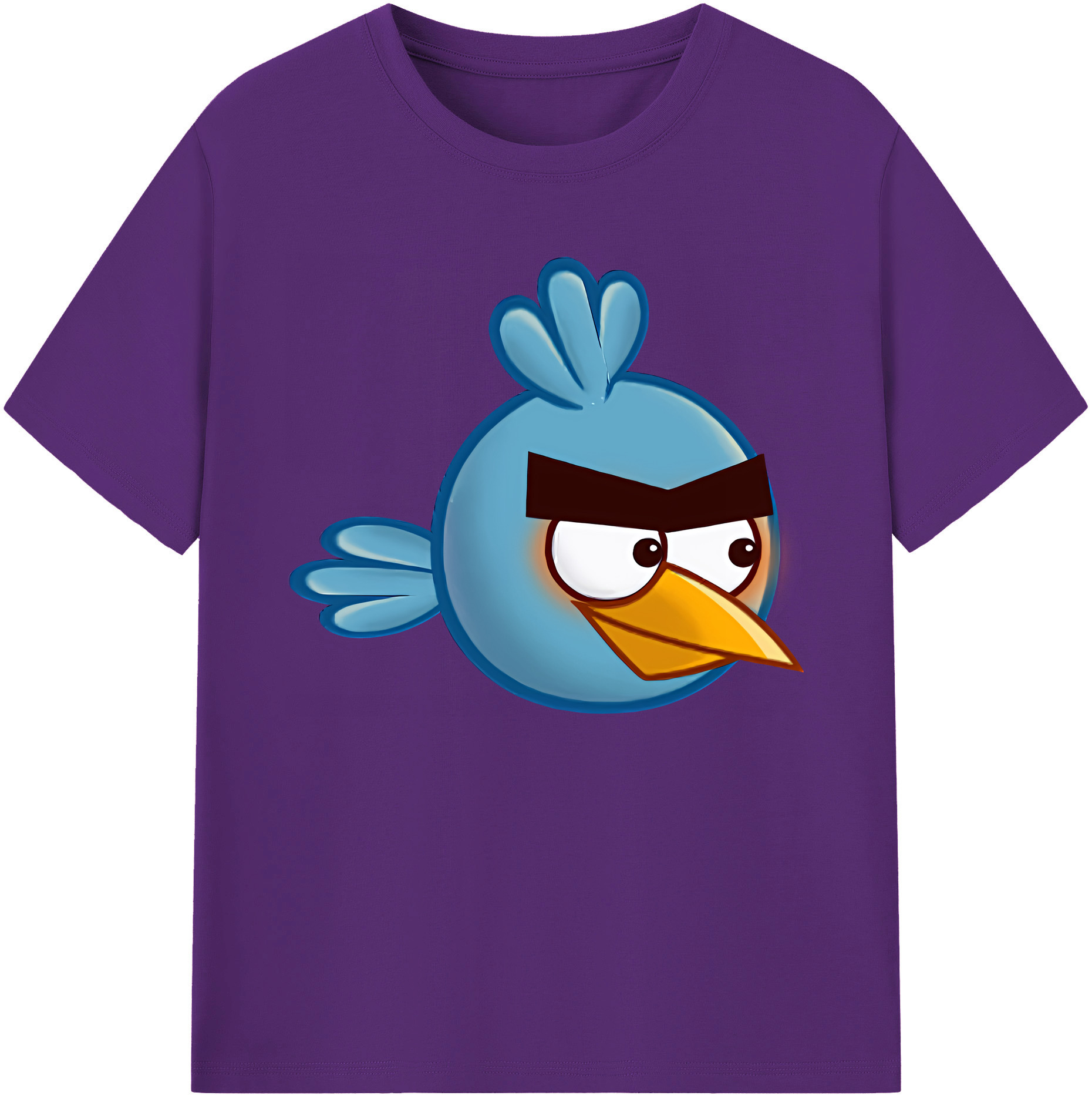 （画像用） Angry Birds アングリーバード 綿100％ メンズ半袖Tシャツ｜肌触りやわらか＆通気性