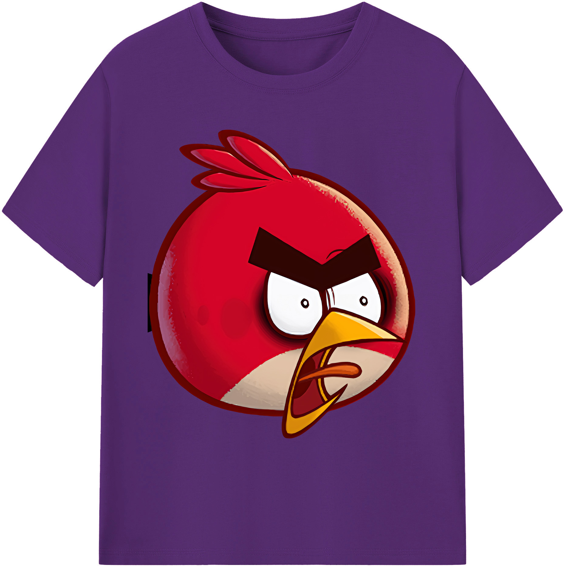 （画像用） Angry Birds アングリーバード 綿100％ メンズ半袖Tシャツ｜肌触りやわらか＆通気性
