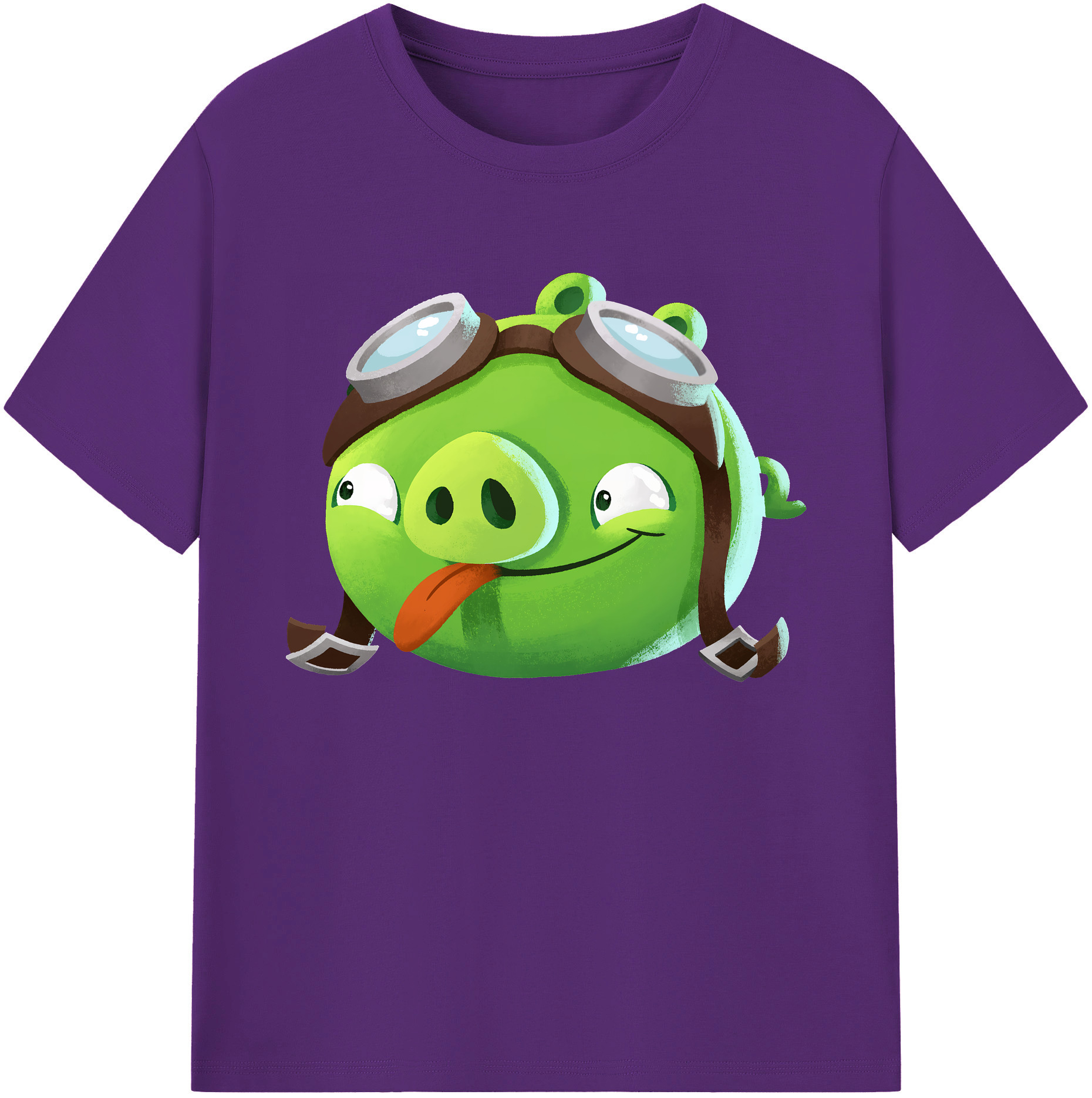 （画像用） Angry Birds アングリーバード 綿100％ メンズ半袖Tシャツ｜肌触りやわらか＆通気性