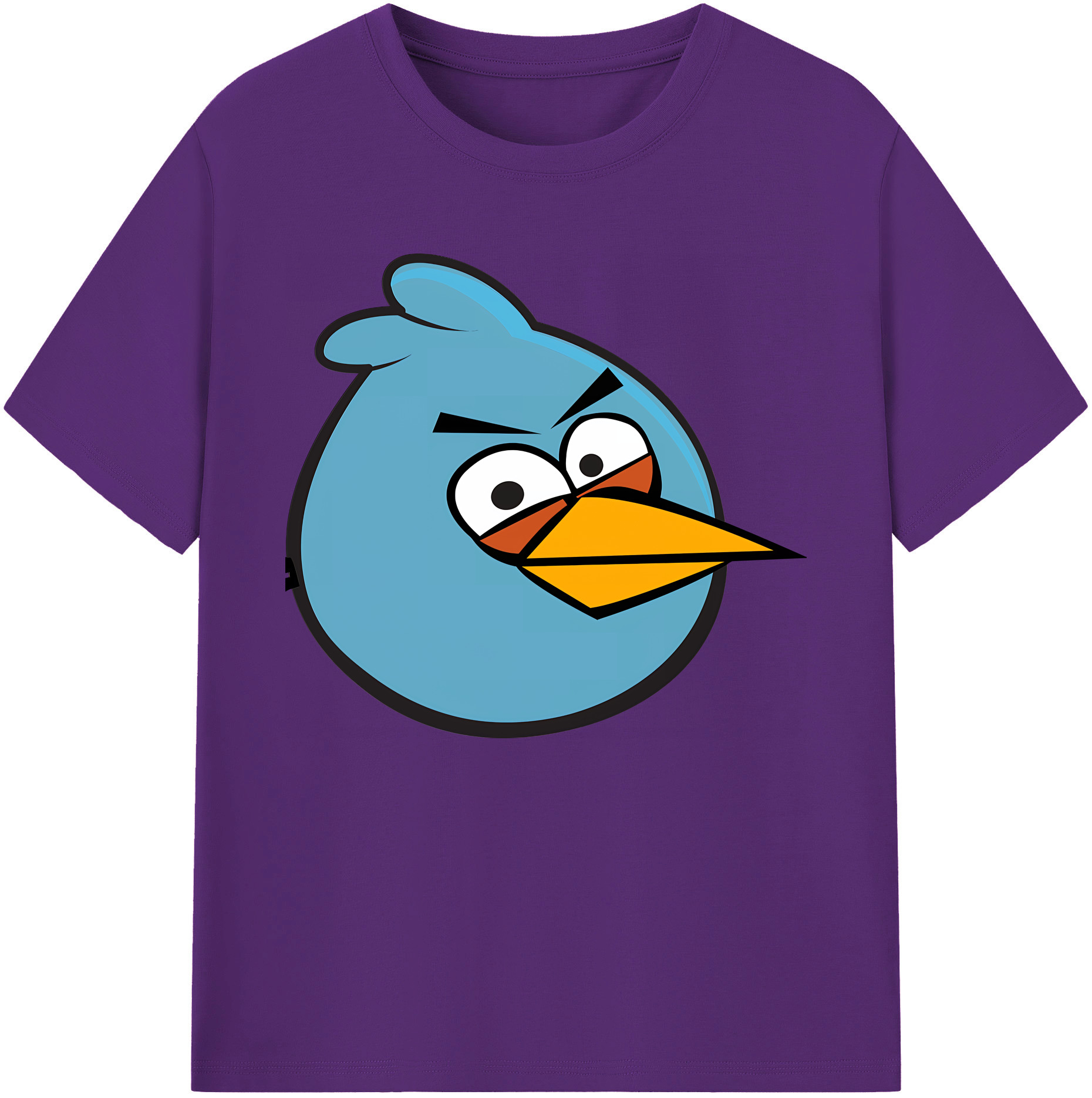 （画像用） Angry Birds アングリーバード 綿100％ メンズ半袖Tシャツ｜肌触りやわらか＆通気性