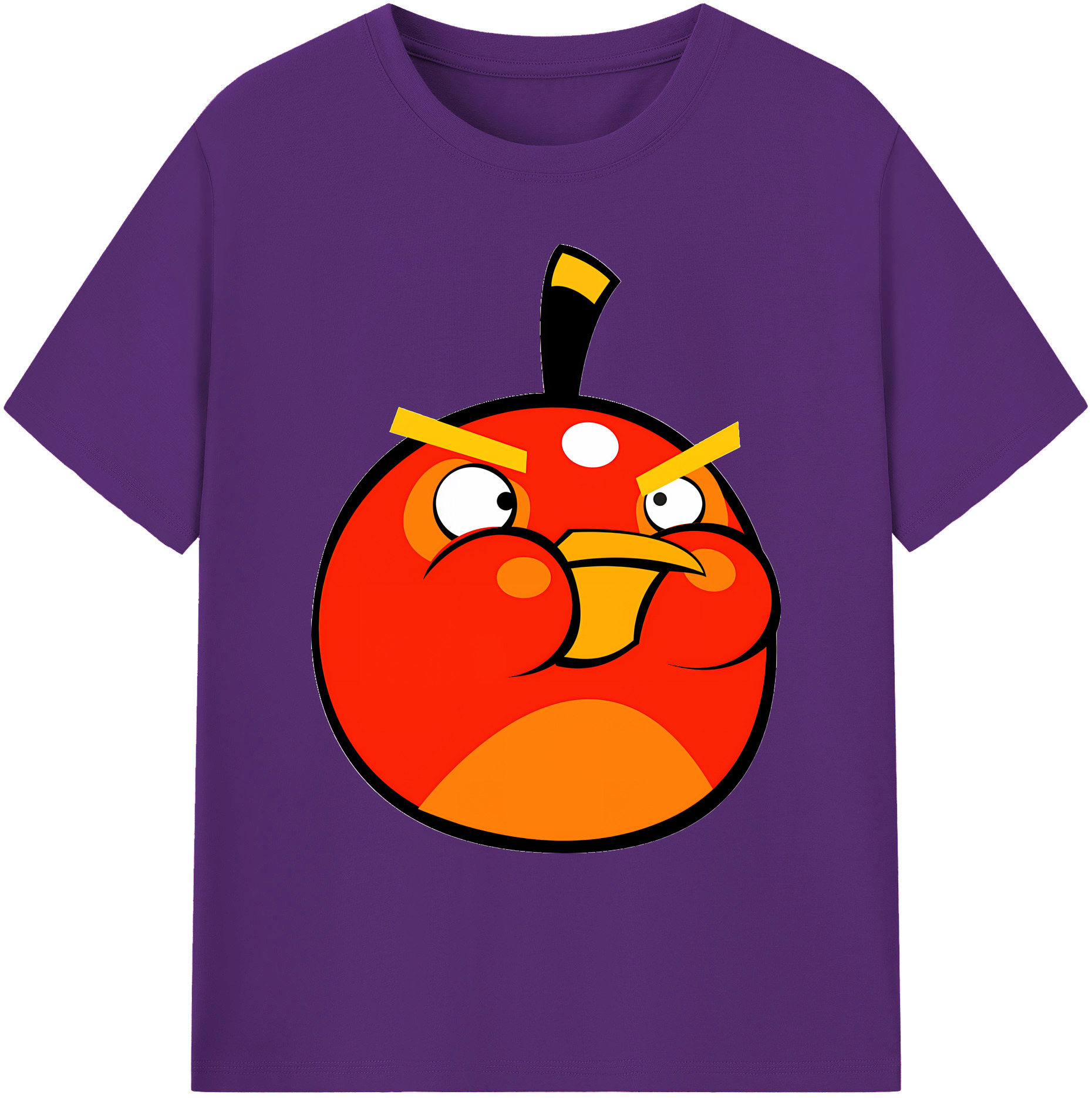 （画像用） Angry Birds アングリーバード 綿100％ メンズ半袖Tシャツ｜肌触りやわらか＆通気性