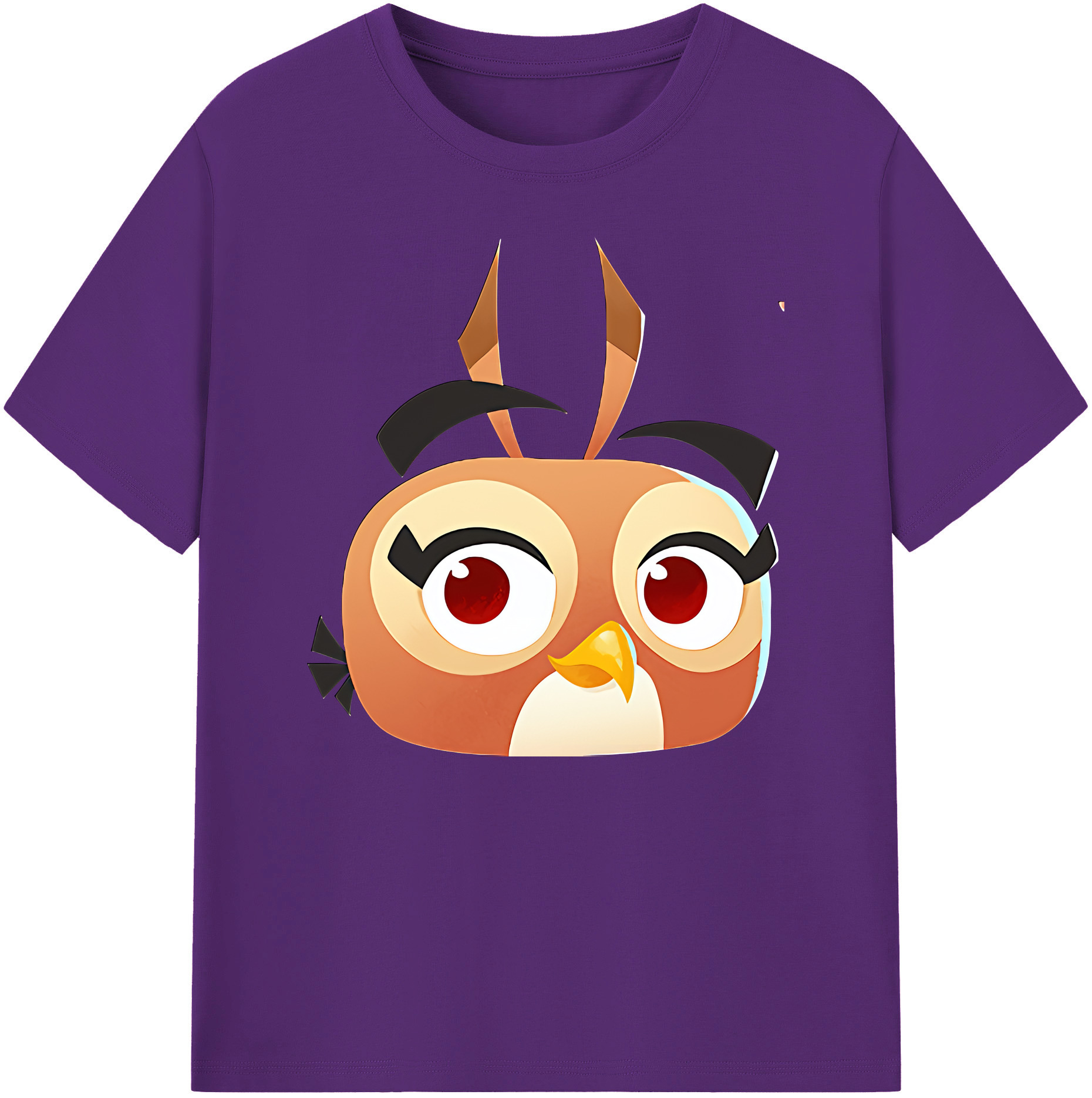 （画像用） Angry Birds アングリーバード 綿100％ メンズ半袖Tシャツ｜肌触りやわらか＆通気性