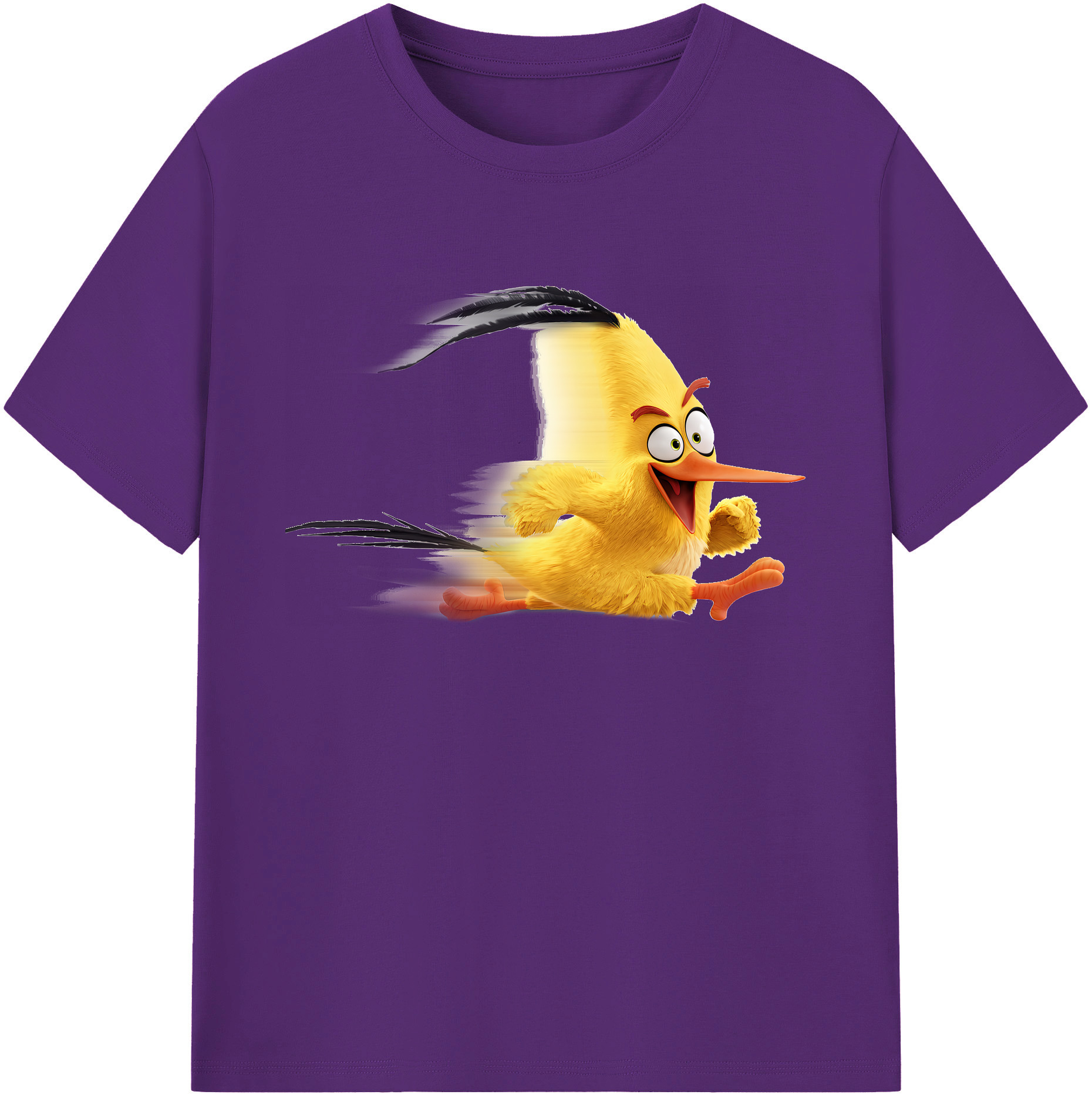 （画像用） Angry Birds アングリーバード 綿100％ メンズ半袖Tシャツ｜肌触りやわらか＆通気性