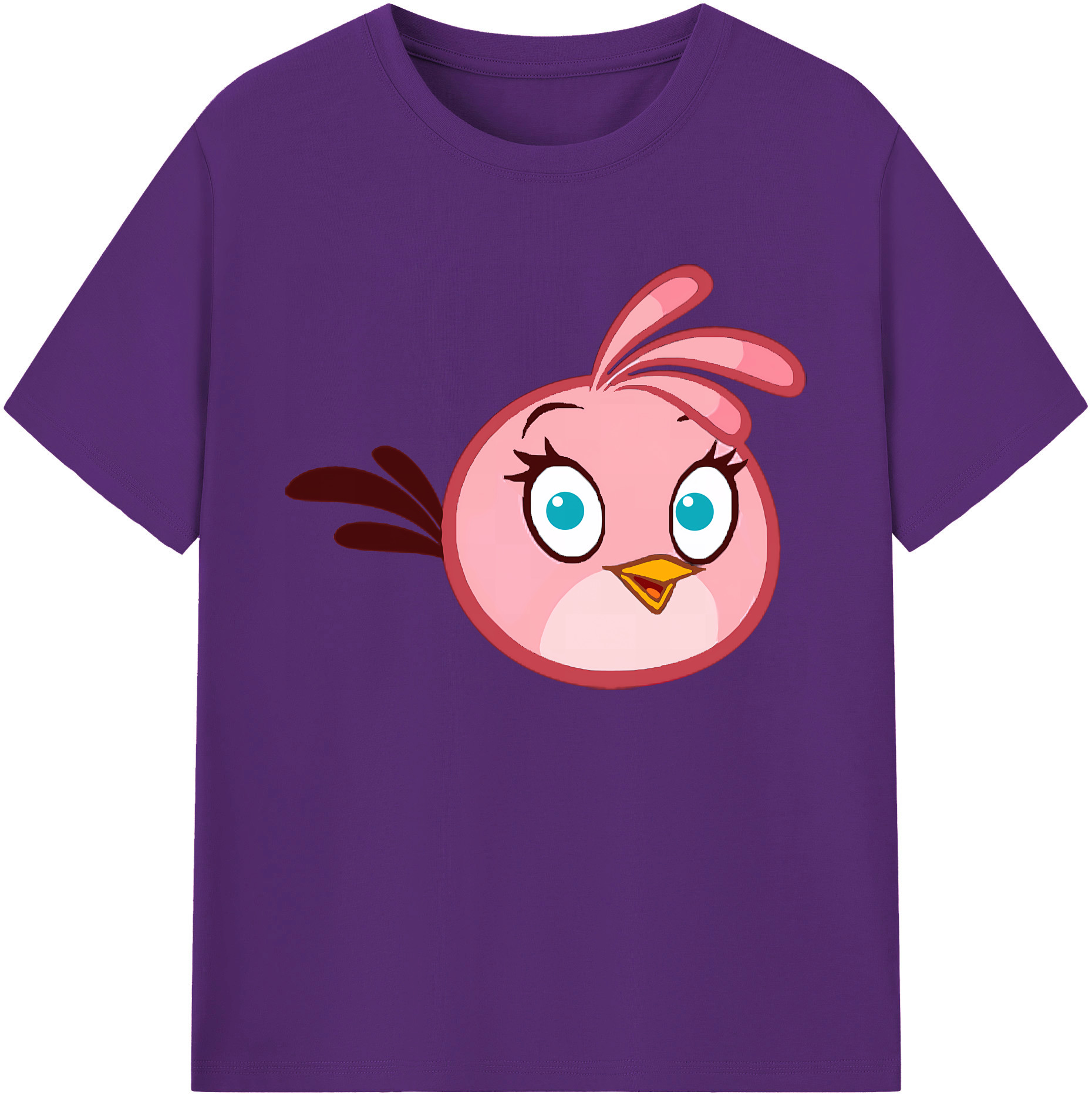 （画像用） Angry Birds アングリーバード 綿100％ メンズ半袖Tシャツ｜肌触りやわらか＆通気性