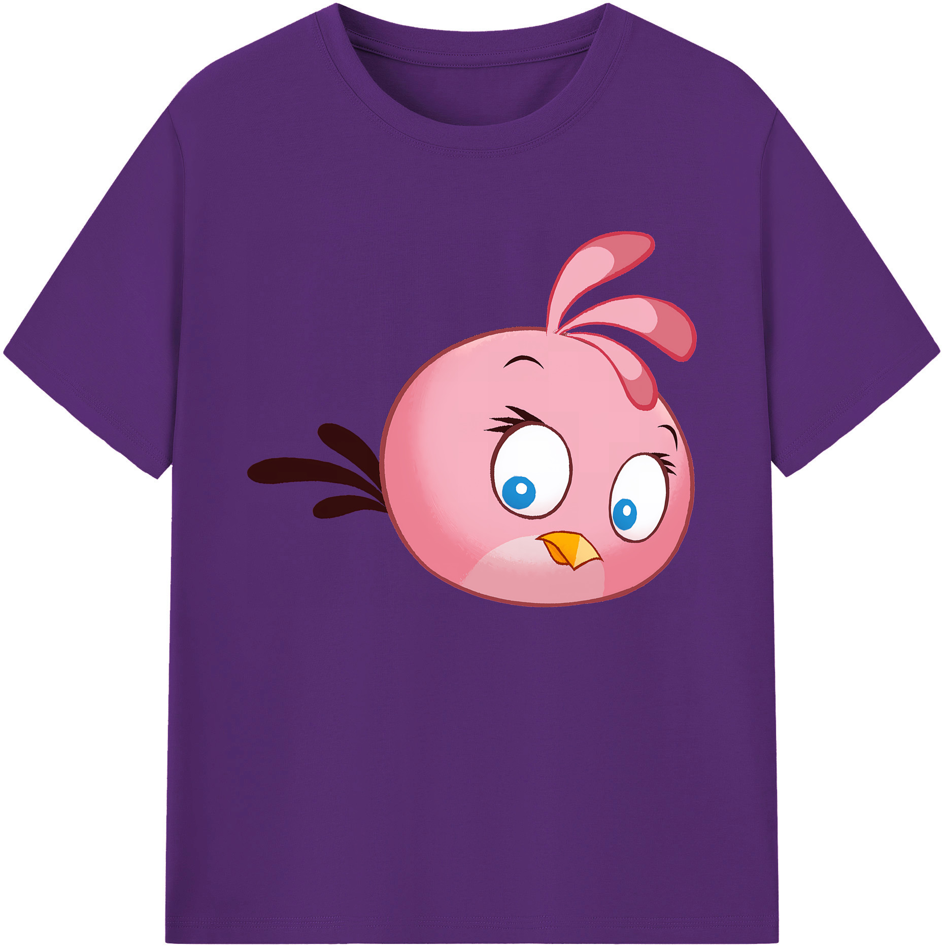 （画像用） Angry Birds アングリーバード 綿100％ メンズ半袖Tシャツ｜肌触りやわらか＆通気性