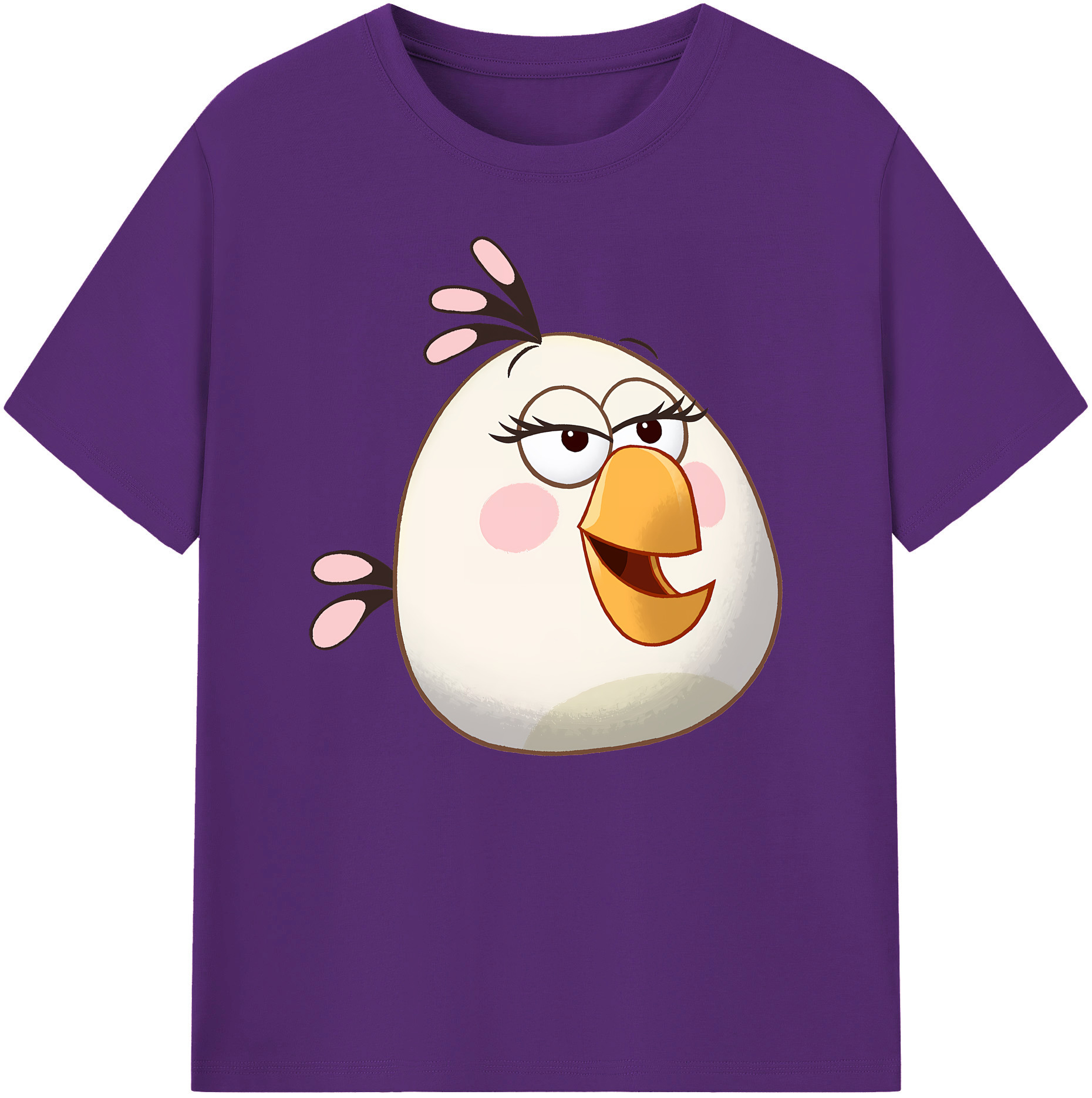 （画像用） Angry Birds アングリーバード 綿100％ メンズ半袖Tシャツ｜肌触りやわらか＆通気性