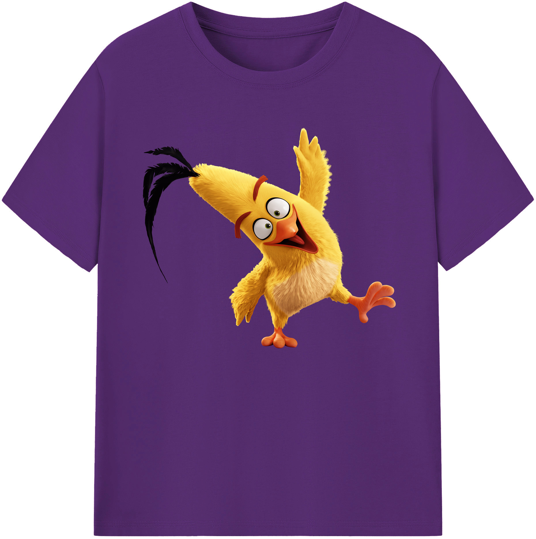 （画像用） Angry Birds アングリーバード 綿100％ メンズ半袖Tシャツ｜肌触りやわらか＆通気性