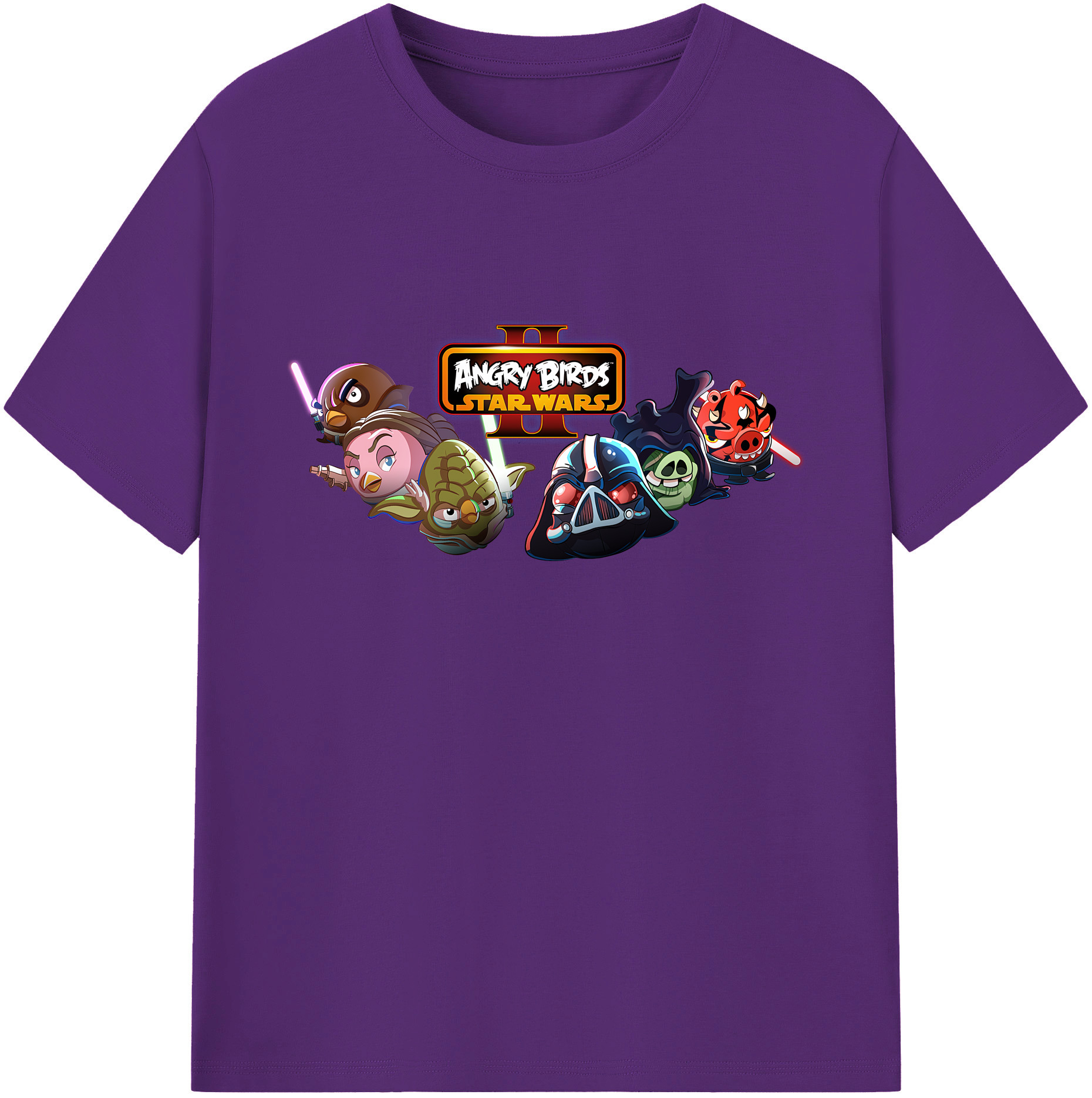 （画像用） Angry Birds アングリーバード 綿100％ メンズ半袖Tシャツ｜肌触りやわらか＆通気性