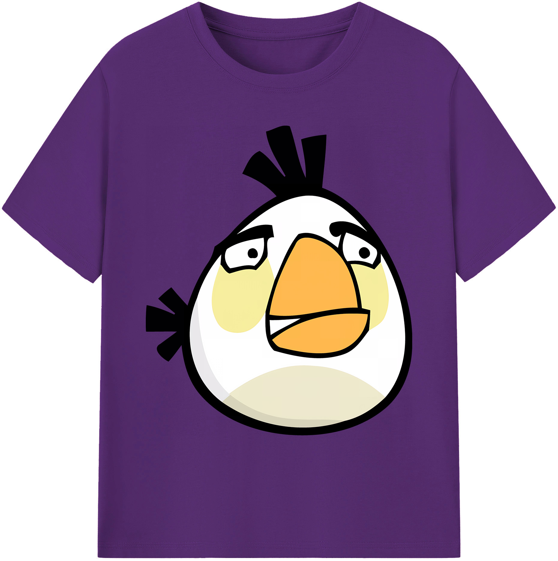 （画像用） Angry Birds アングリーバード 綿100％ メンズ半袖Tシャツ｜肌触りやわらか＆通気性