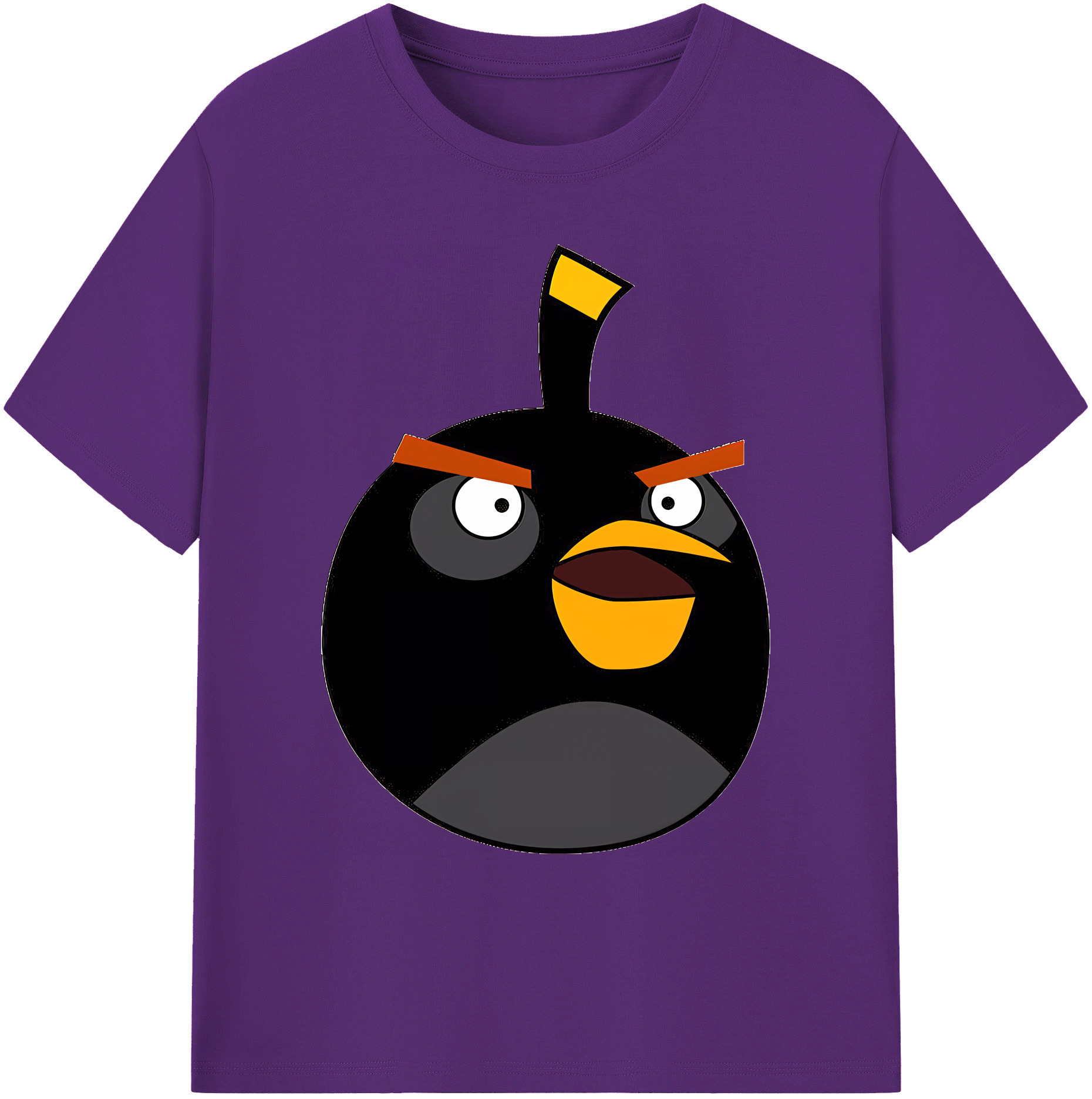 （画像用） Angry Birds アングリーバード 綿100％ メンズ半袖Tシャツ｜肌触りやわらか＆通気性