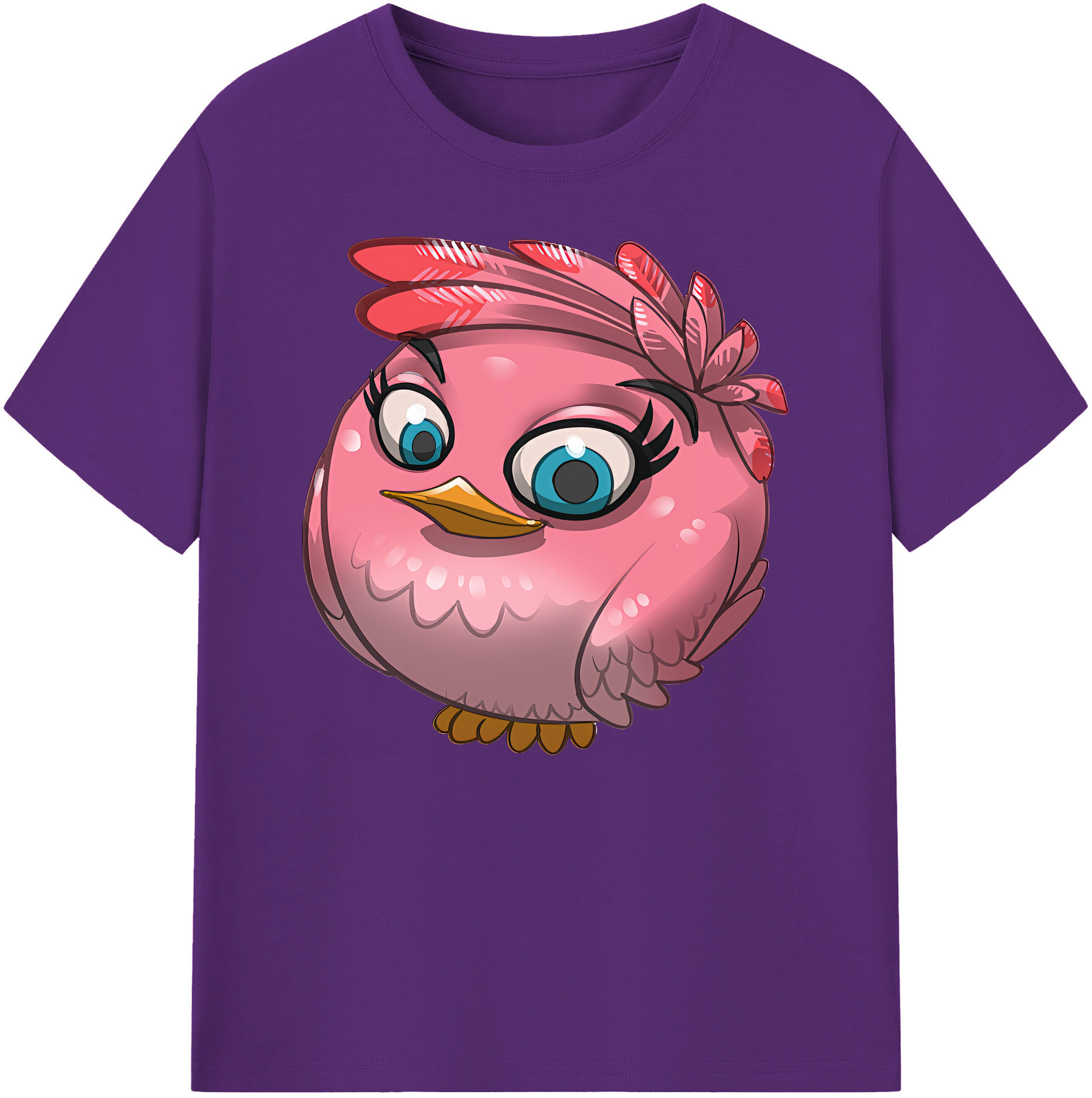（画像用） Angry Birds アングリーバード 綿100％ メンズ半袖Tシャツ｜肌触りやわらか＆通気性