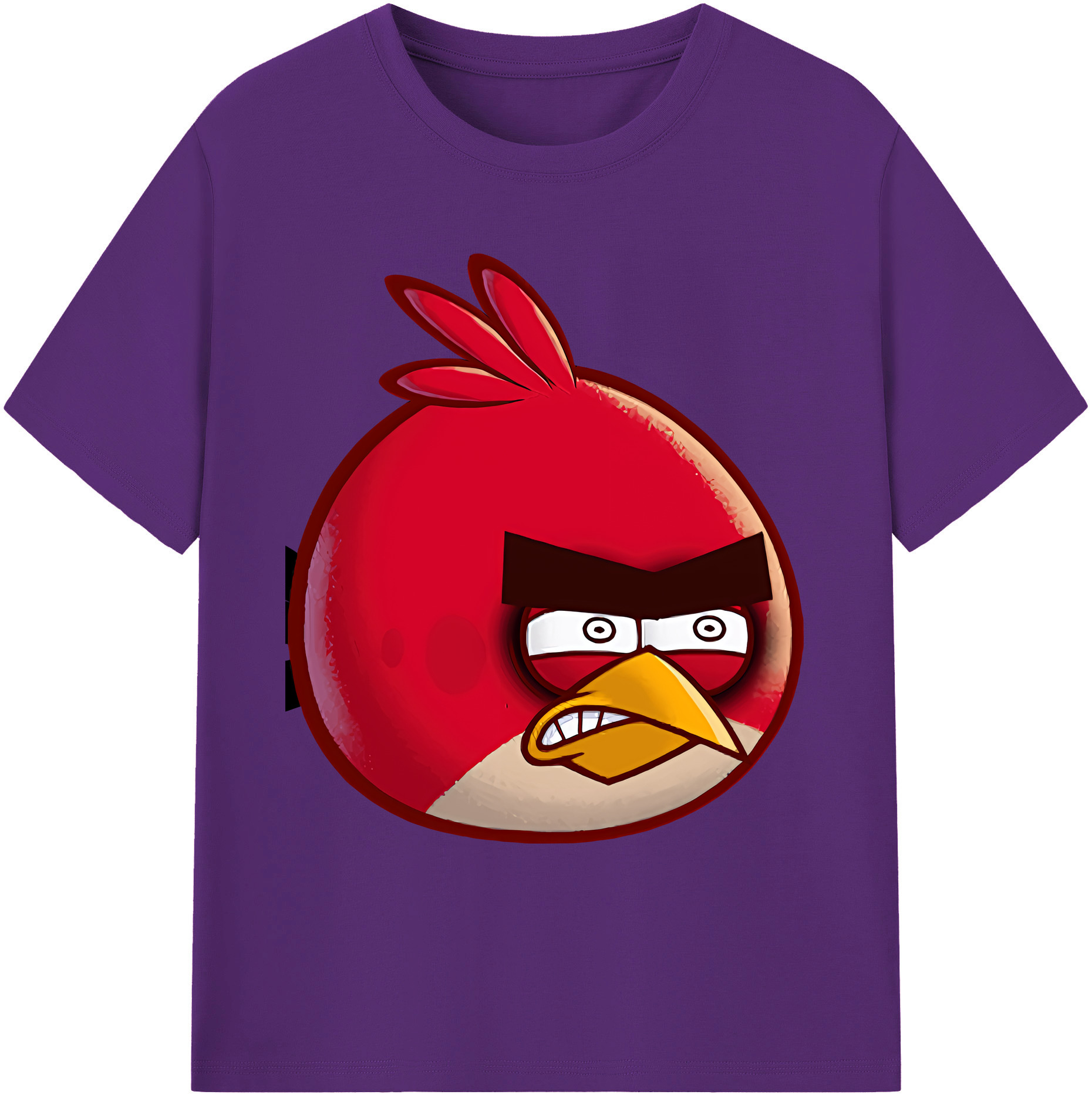 （画像用） Angry Birds アングリーバード 綿100％ メンズ半袖Tシャツ｜肌触りやわらか＆通気性