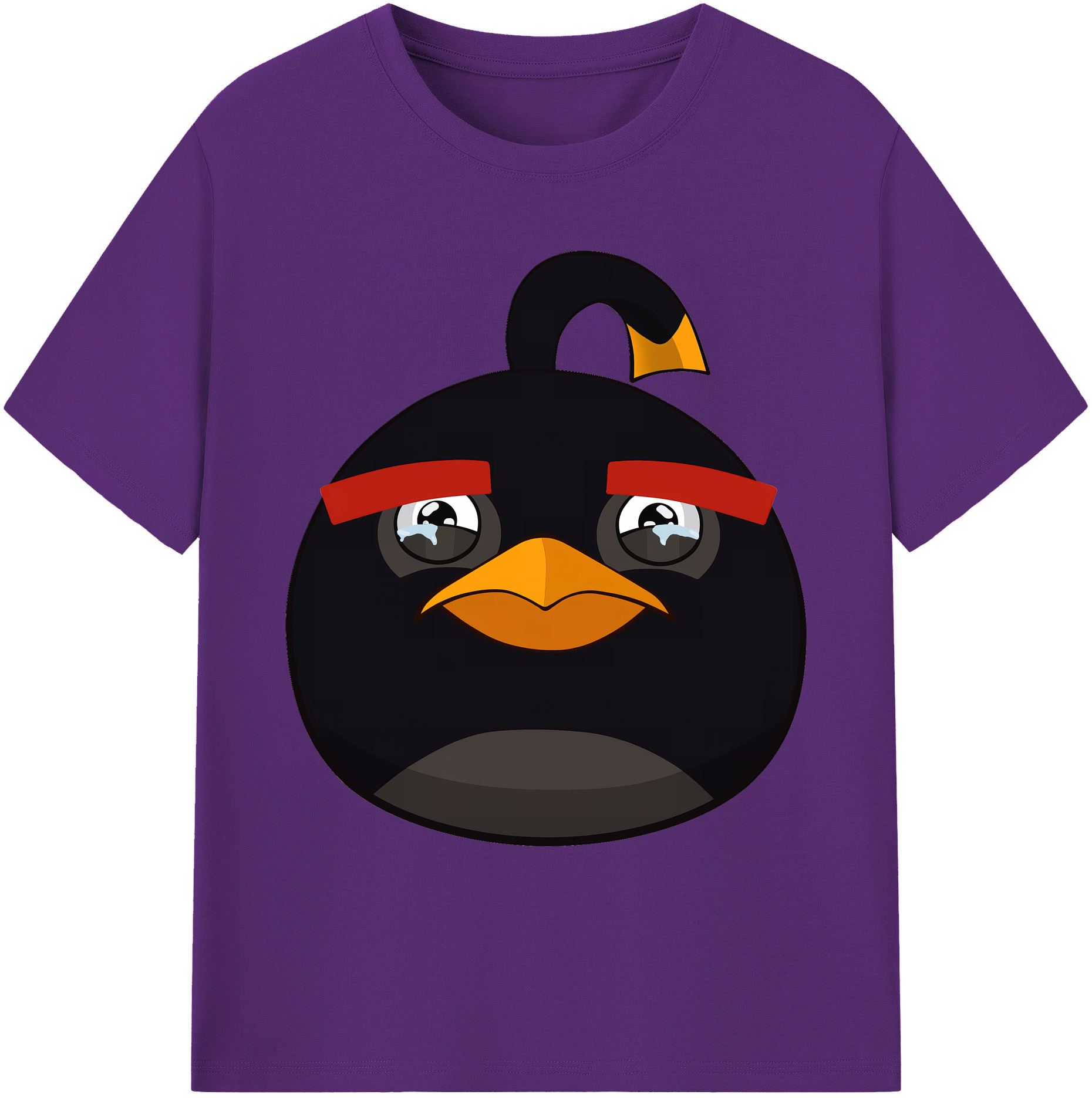 （画像用） Angry Birds アングリーバード 綿100％ メンズ半袖Tシャツ｜肌触りやわらか＆通気性