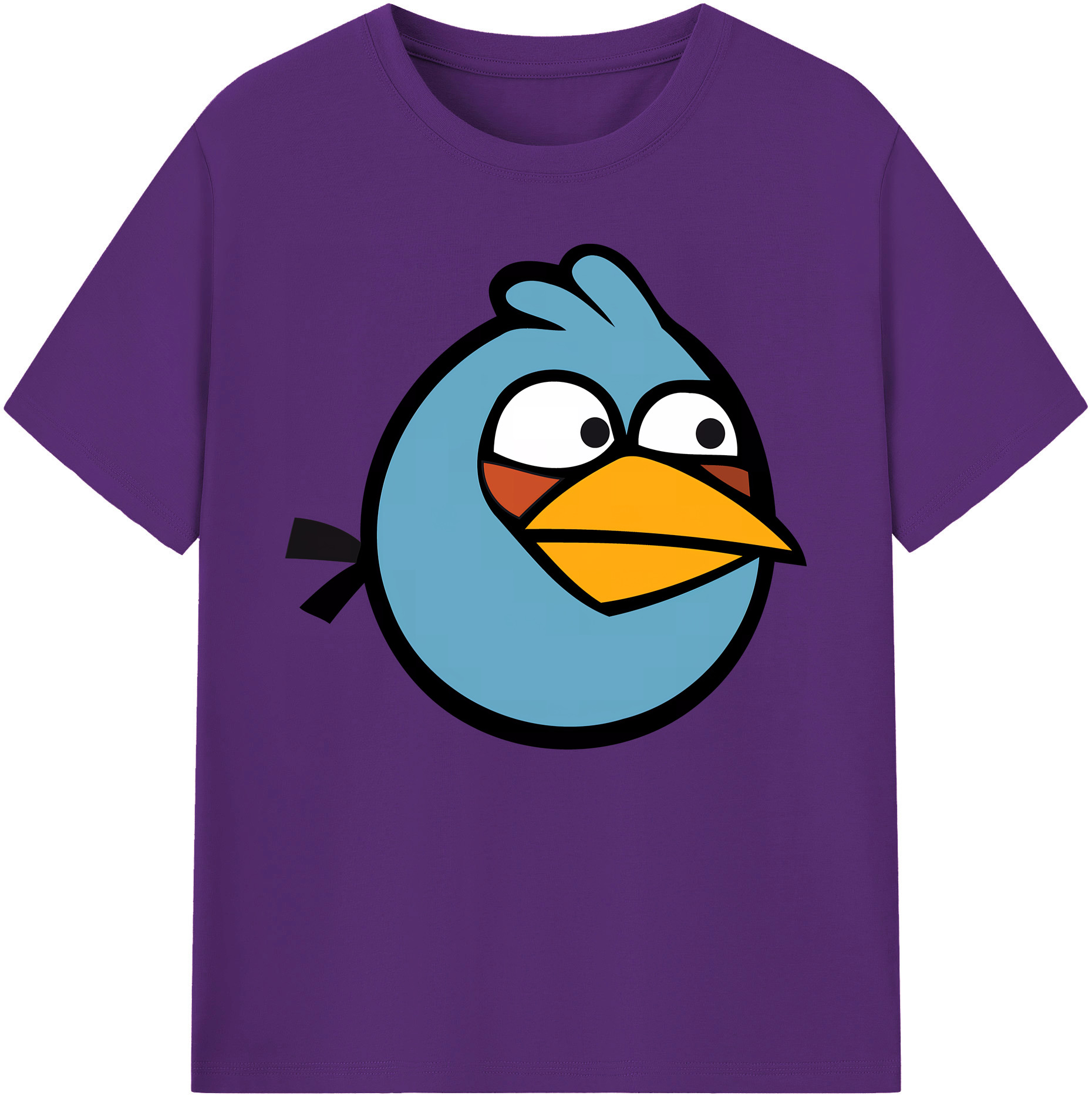 （画像用） Angry Birds アングリーバード 綿100％ メンズ半袖Tシャツ｜肌触りやわらか＆通気性