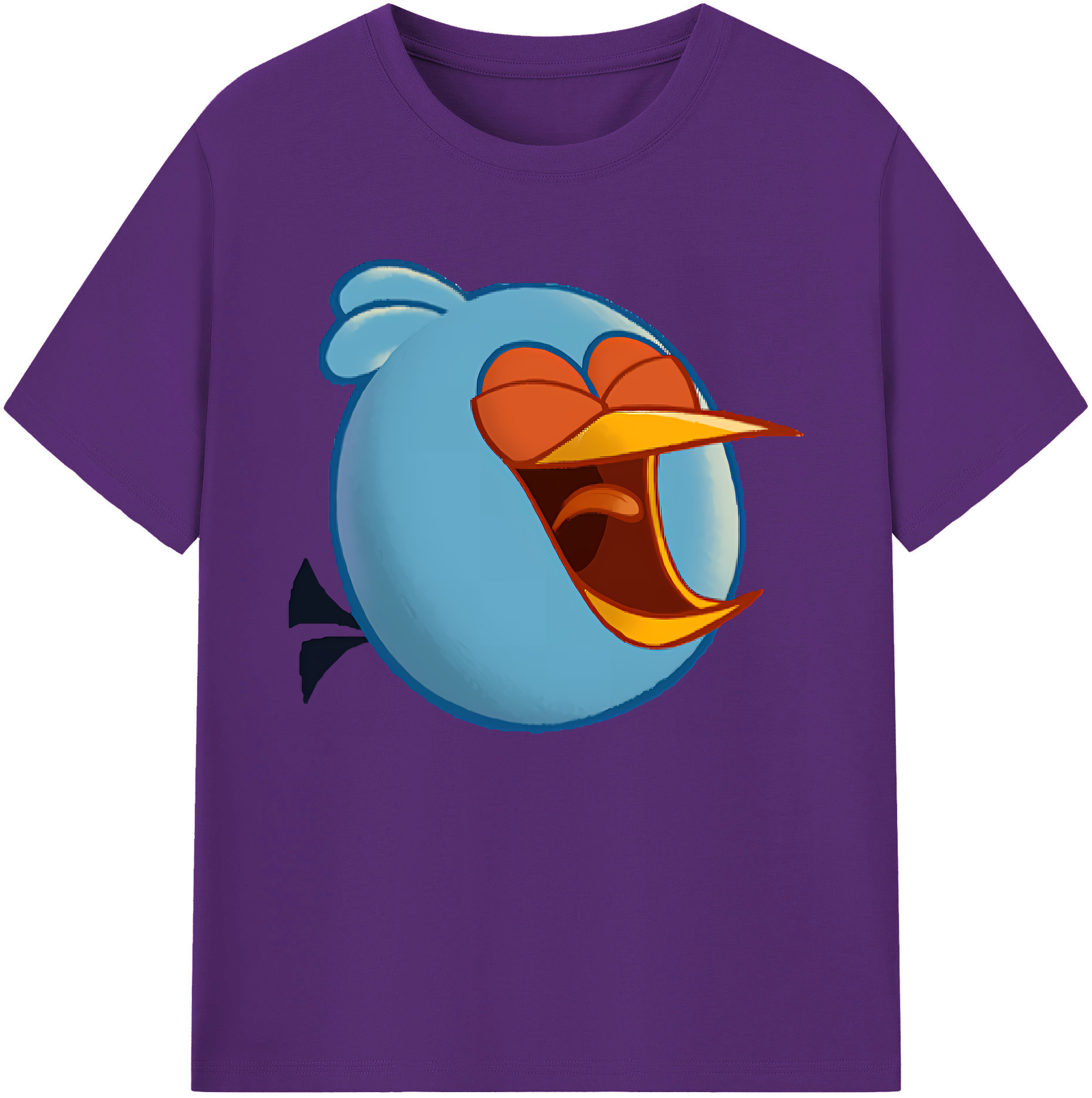 （画像用） Angry Birds アングリーバード 綿100％ メンズ半袖Tシャツ｜肌触りやわらか＆通気性
