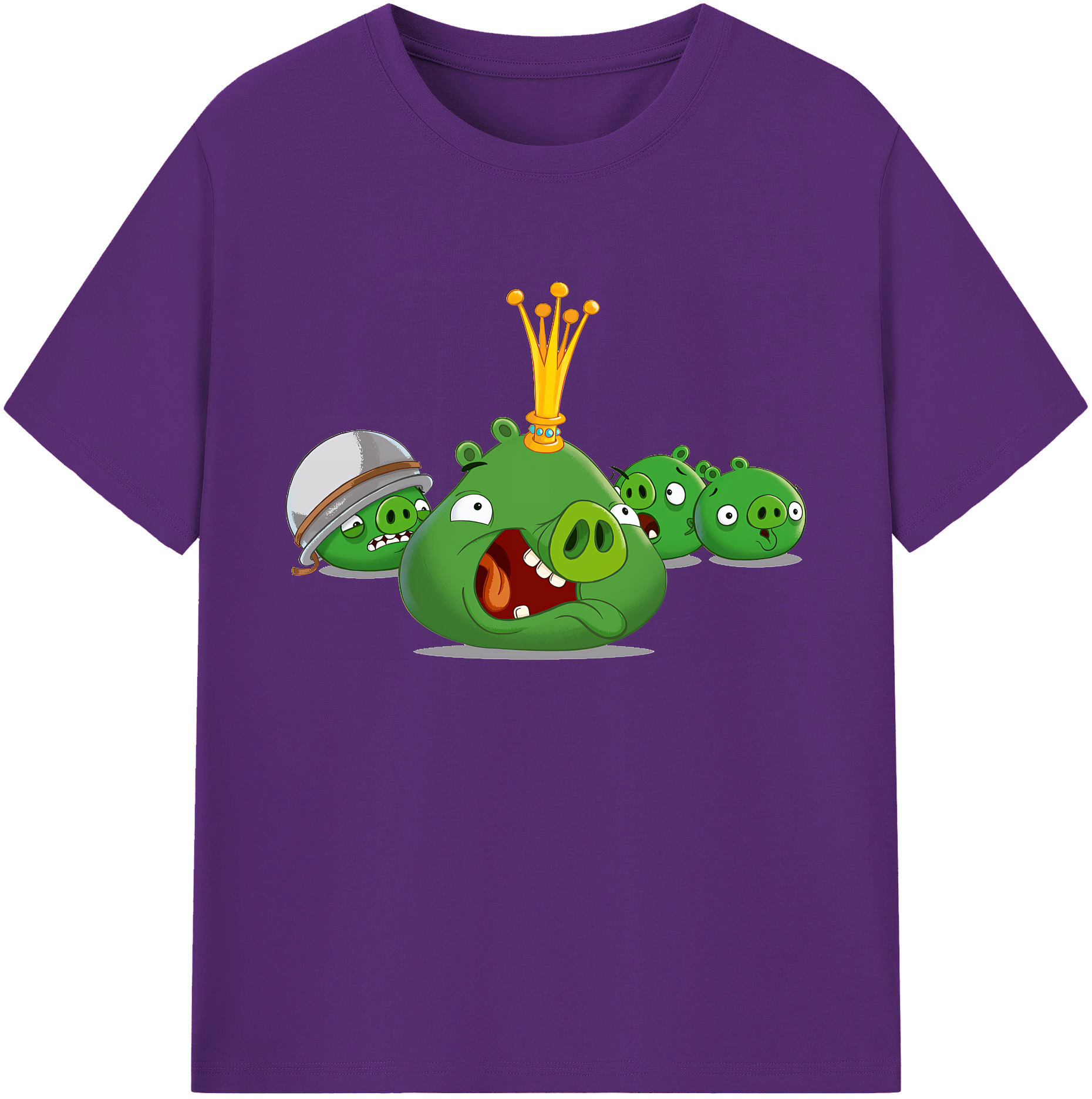 （画像用） Angry Birds アングリーバード 綿100％ メンズ半袖Tシャツ｜肌触りやわらか＆通気性