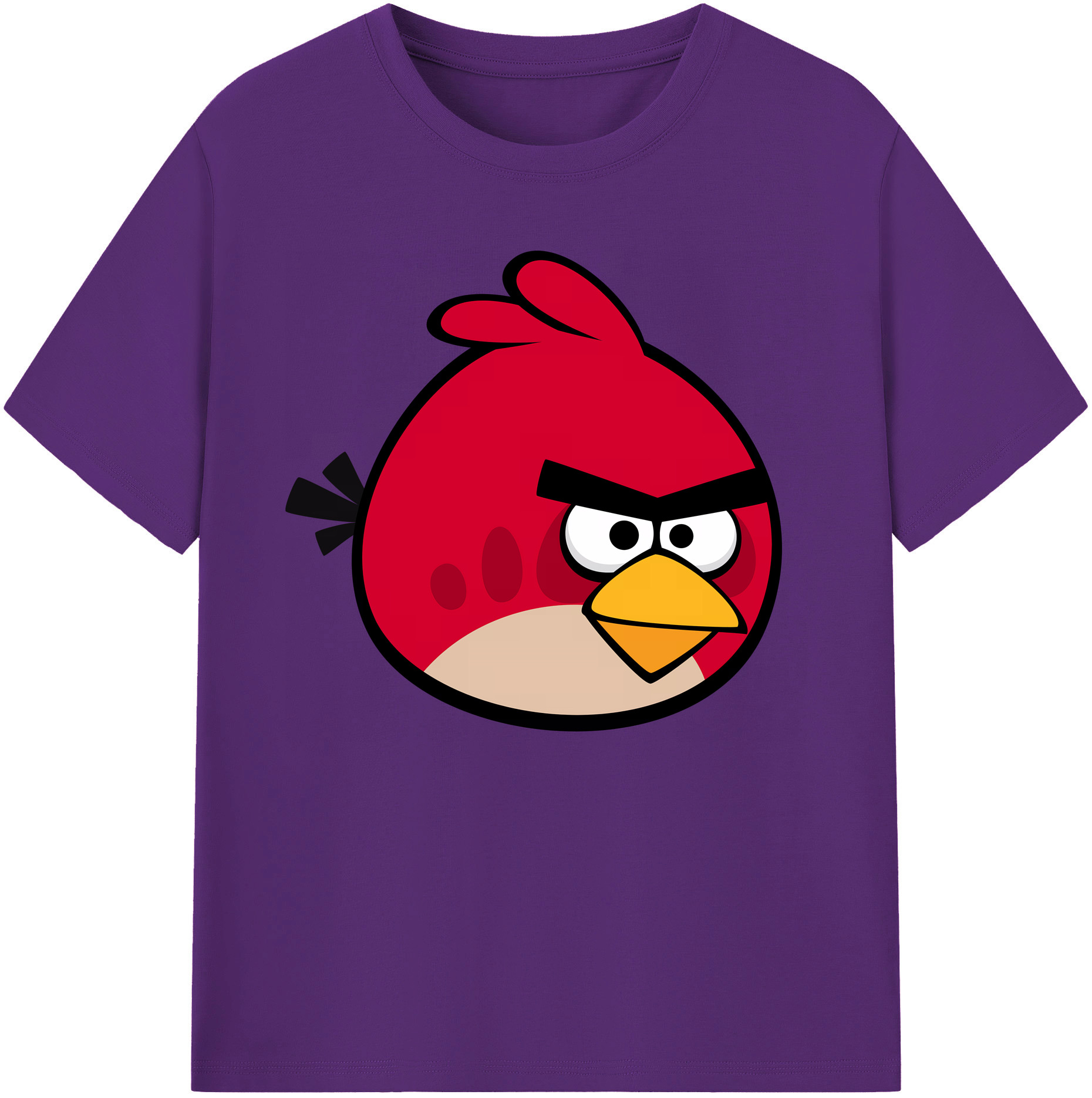 （画像用） Angry Birds アングリーバード 綿100％ メンズ半袖Tシャツ｜肌触りやわらか＆通気性