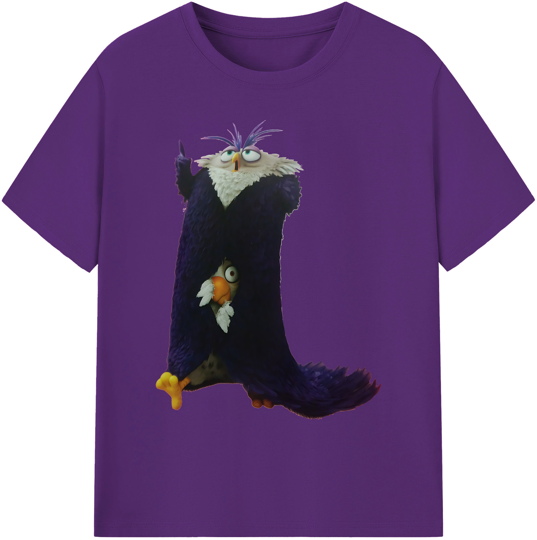 （画像用） Angry Birds アングリーバード 綿100％ メンズ半袖Tシャツ｜肌触りやわらか＆通気性