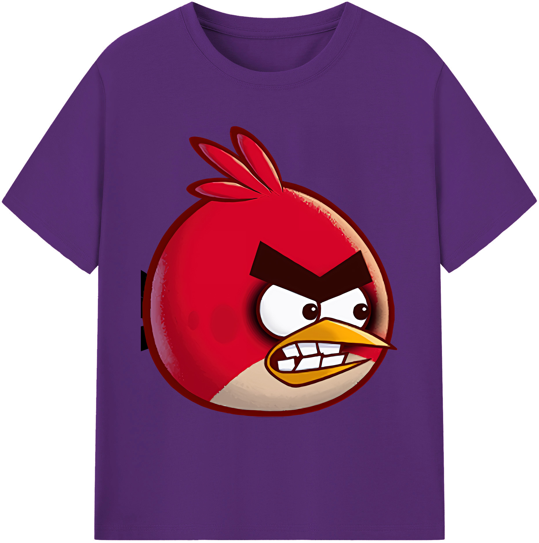 （画像用） Angry Birds アングリーバード 綿100％ メンズ半袖Tシャツ｜肌触りやわらか＆通気性