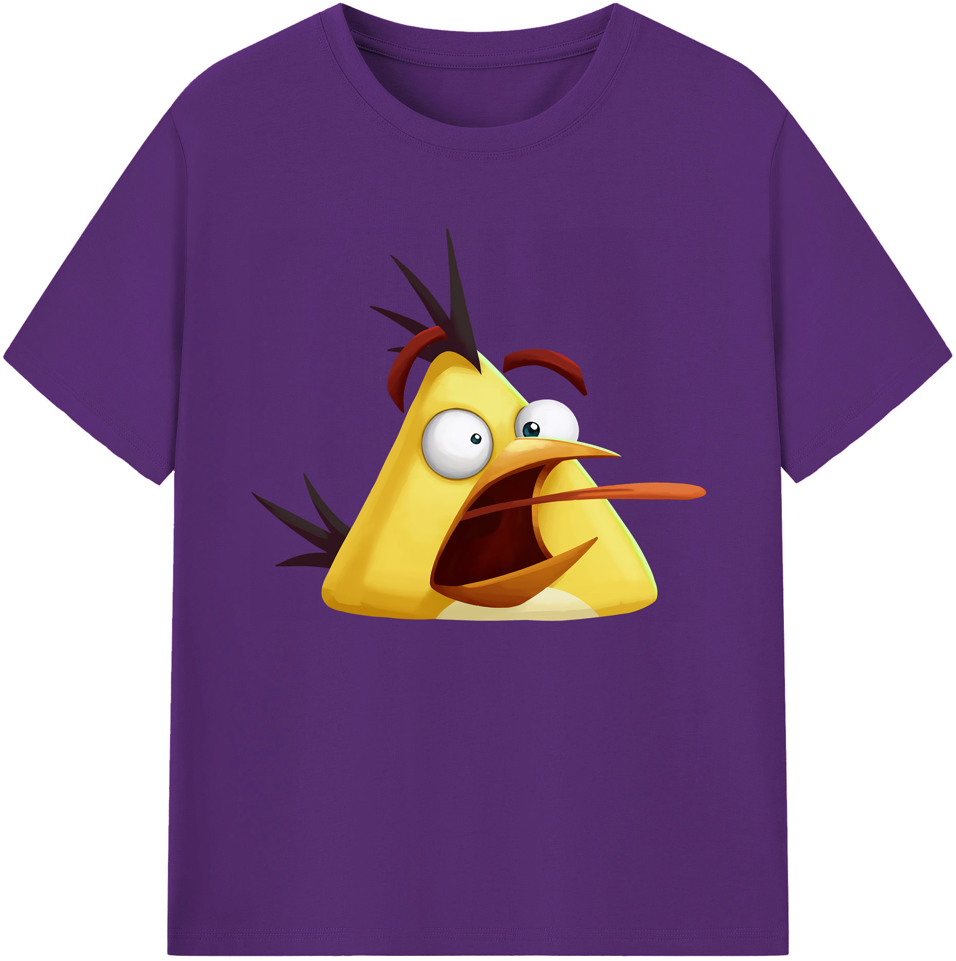 （画像用） Angry Birds アングリーバード 綿100％ メンズ半袖Tシャツ｜肌触りやわらか＆通気性
