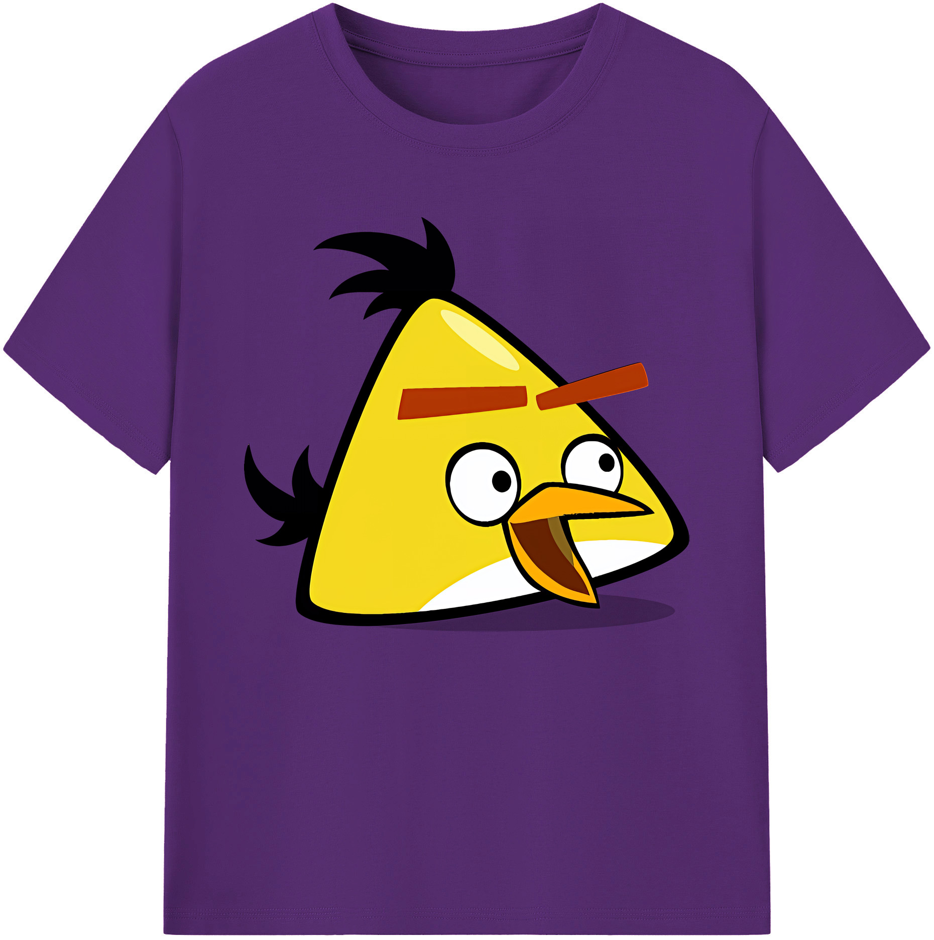 （画像用） Angry Birds アングリーバード 綿100％ メンズ半袖Tシャツ｜肌触りやわらか＆通気性