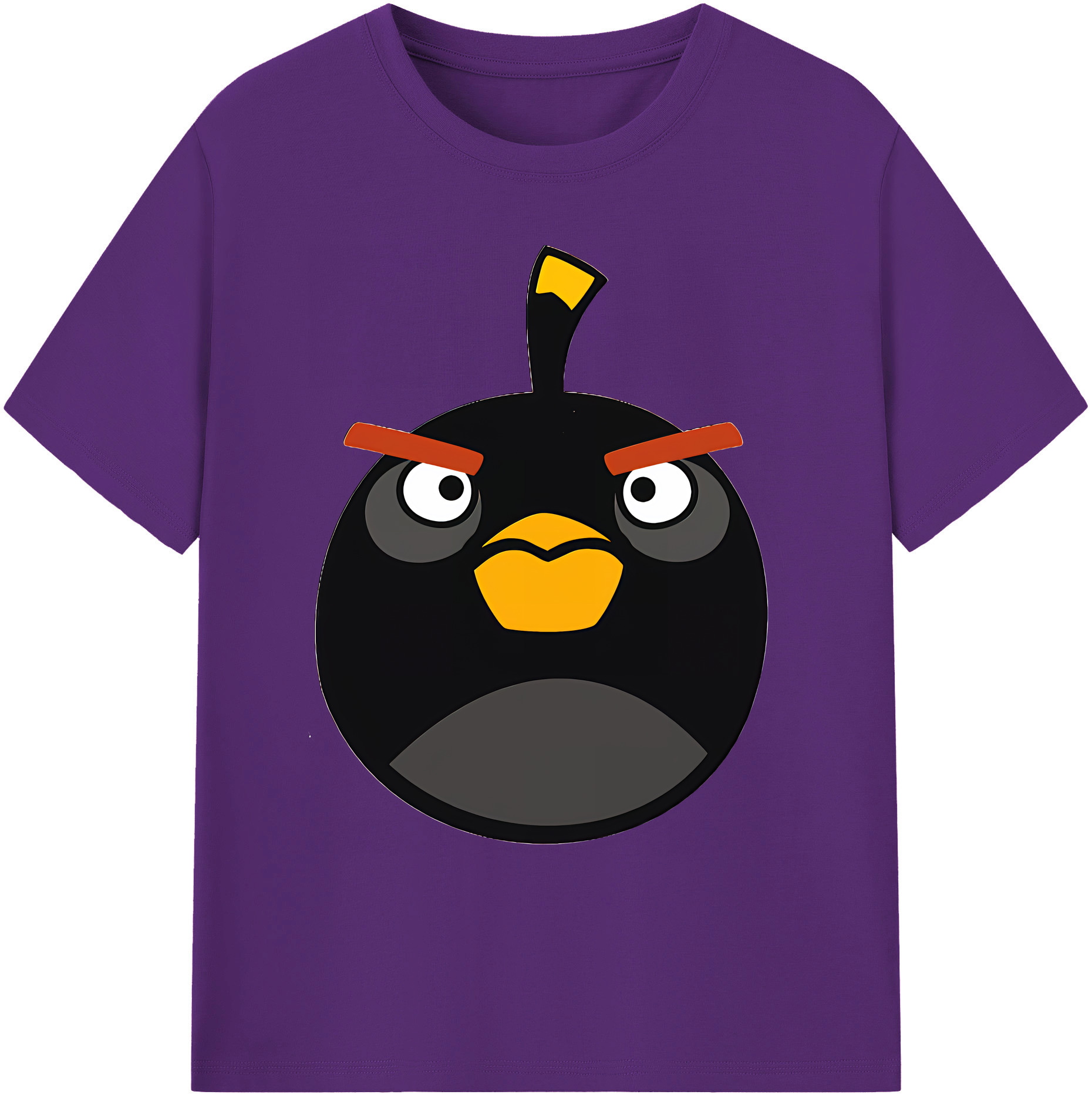 （画像用） Angry Birds アングリーバード 綿100％ メンズ半袖Tシャツ｜肌触りやわらか＆通気性