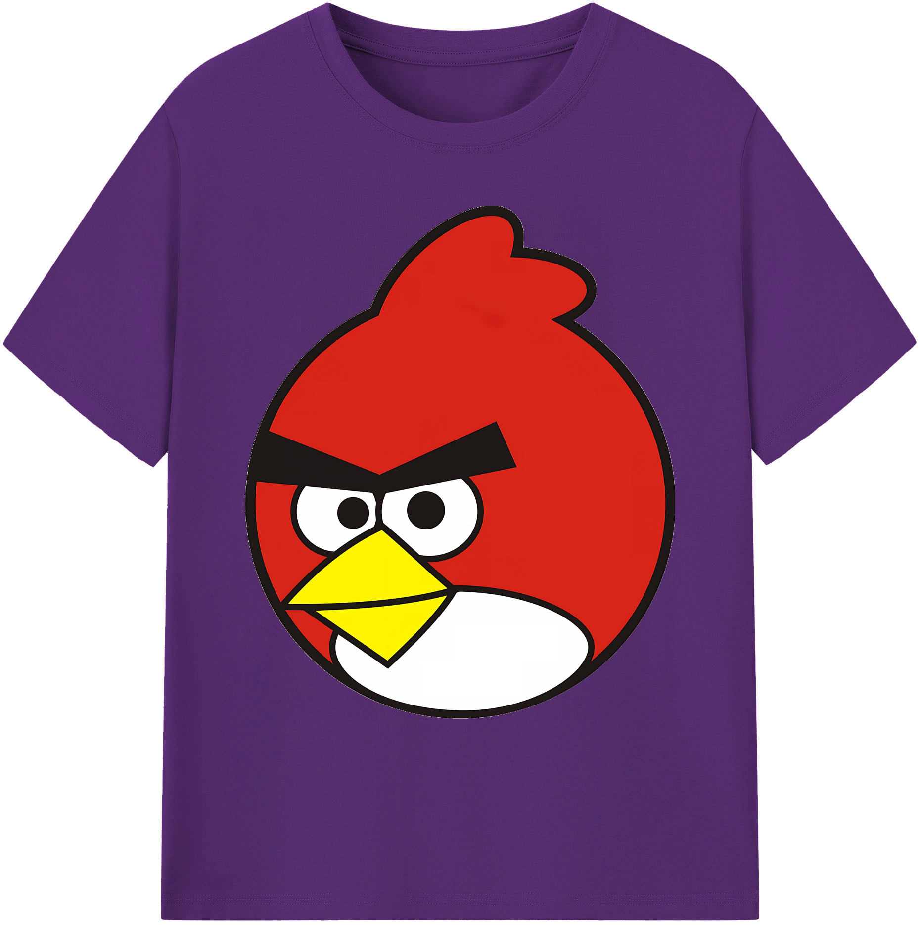 （画像用） Angry Birds アングリーバード 綿100％ メンズ半袖Tシャツ｜肌触りやわらか＆通気性