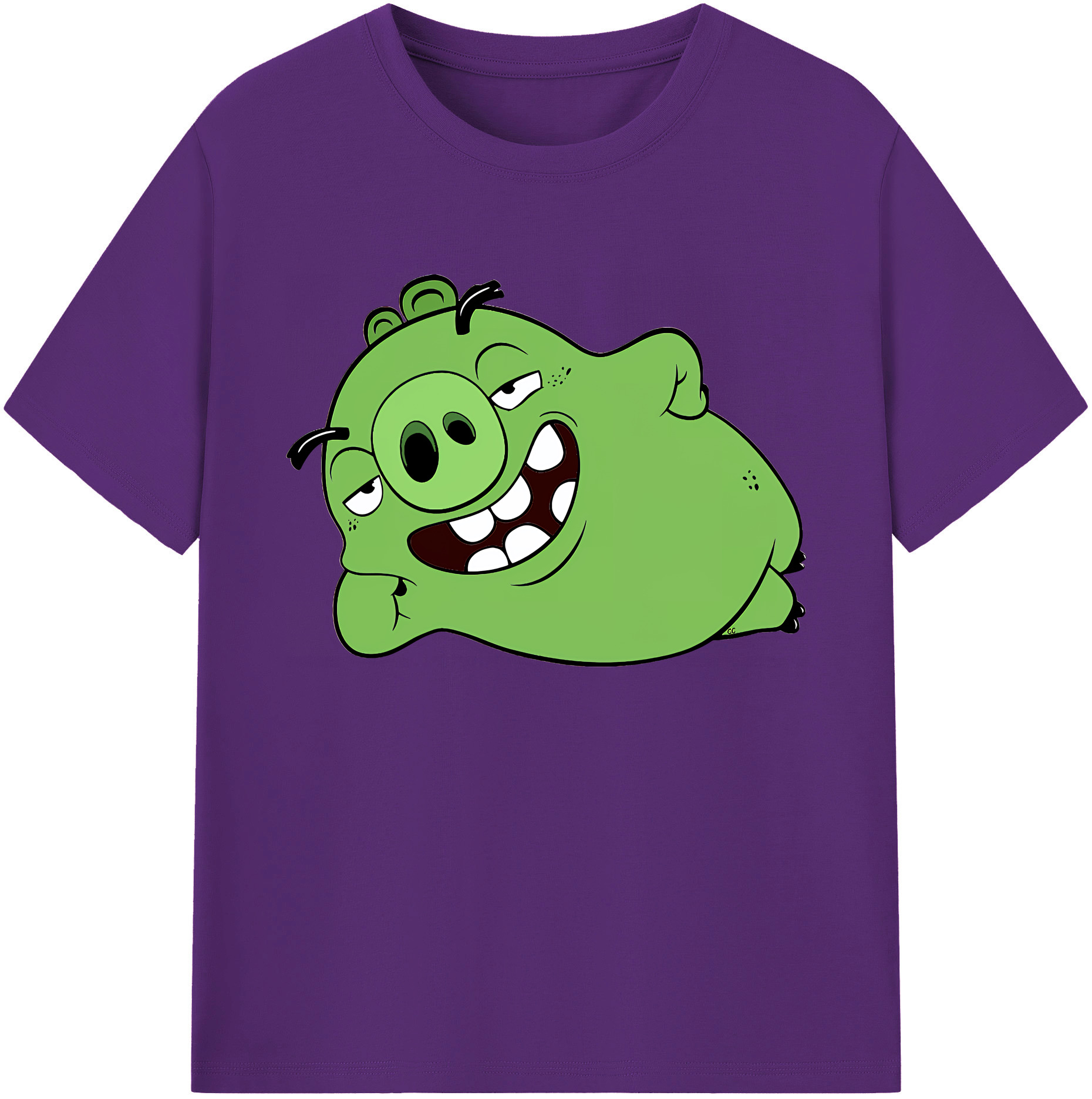 （画像用） Angry Birds アングリーバード 綿100％ メンズ半袖Tシャツ｜肌触りやわらか＆通気性