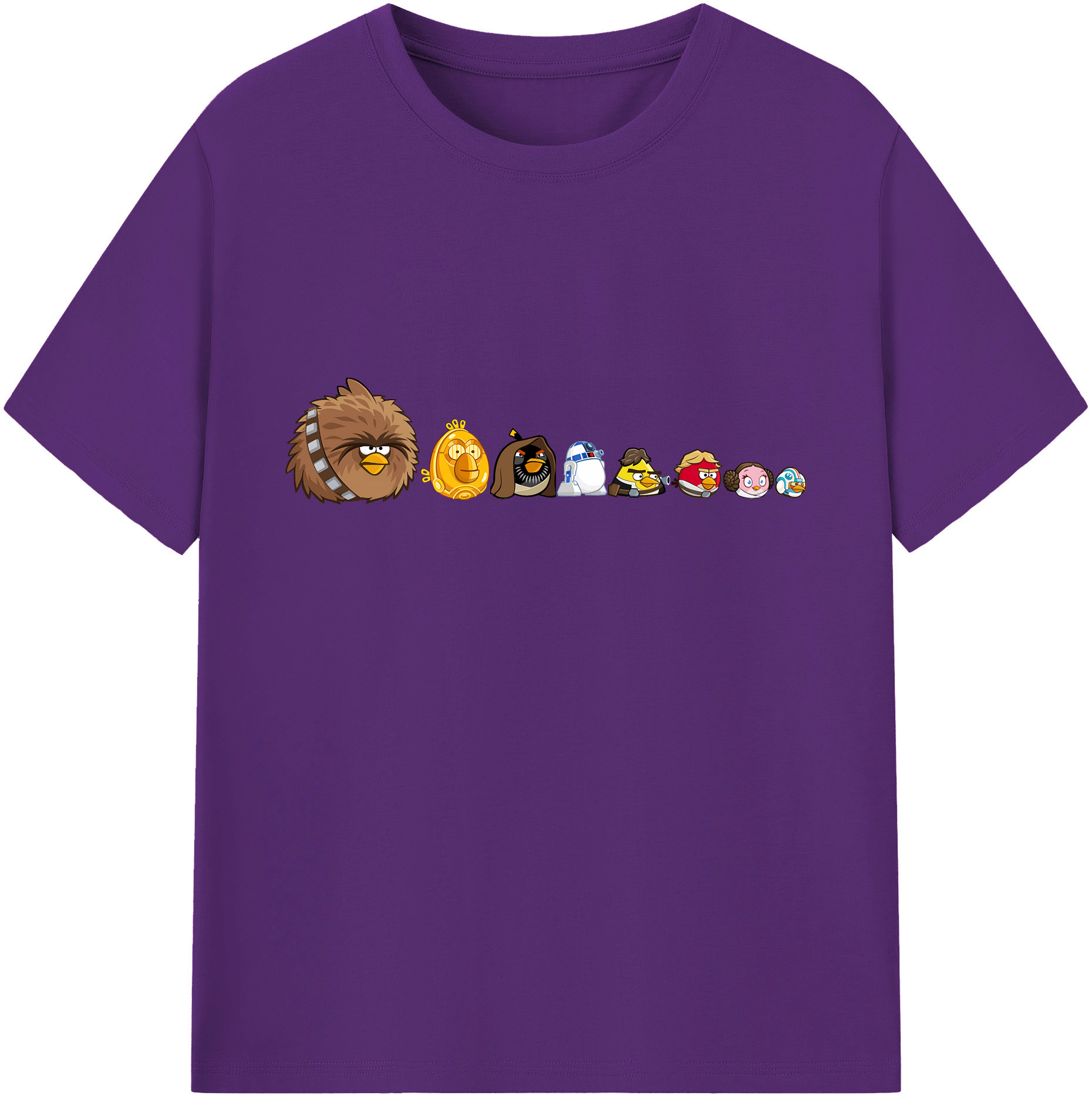 （画像用） Angry Birds アングリーバード 綿100％ メンズ半袖Tシャツ｜肌触りやわらか＆通気性