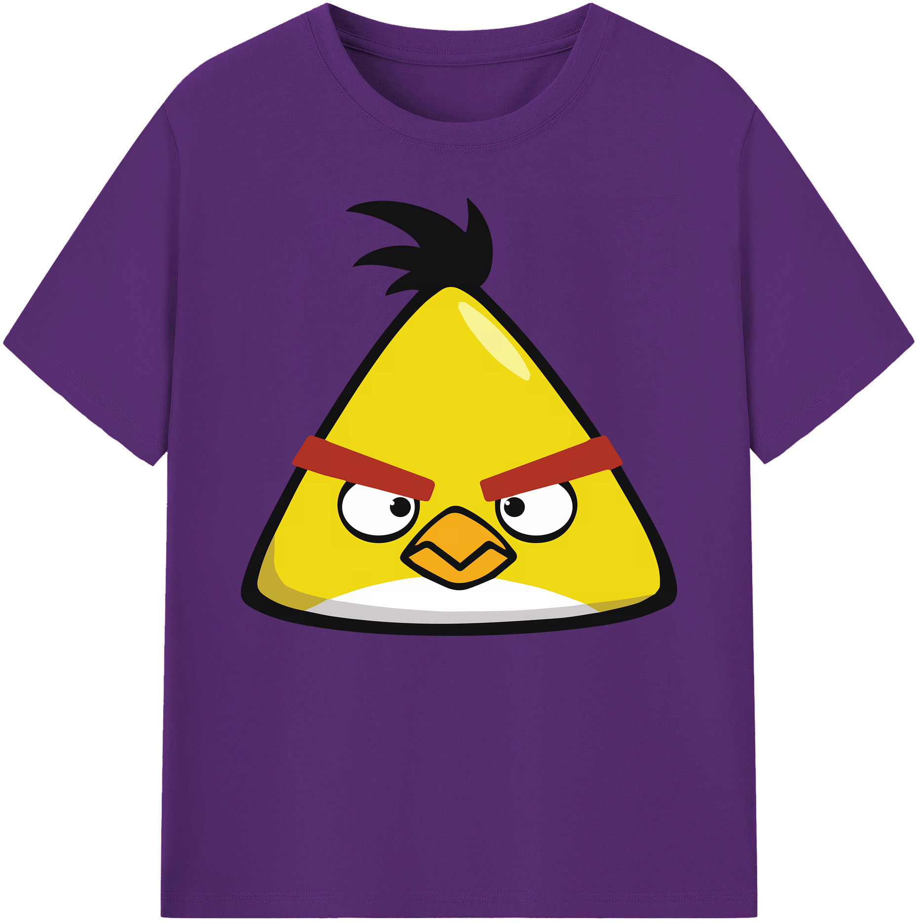 （画像用） Angry Birds アングリーバード 綿100％ メンズ半袖Tシャツ｜肌触りやわらか＆通気性
