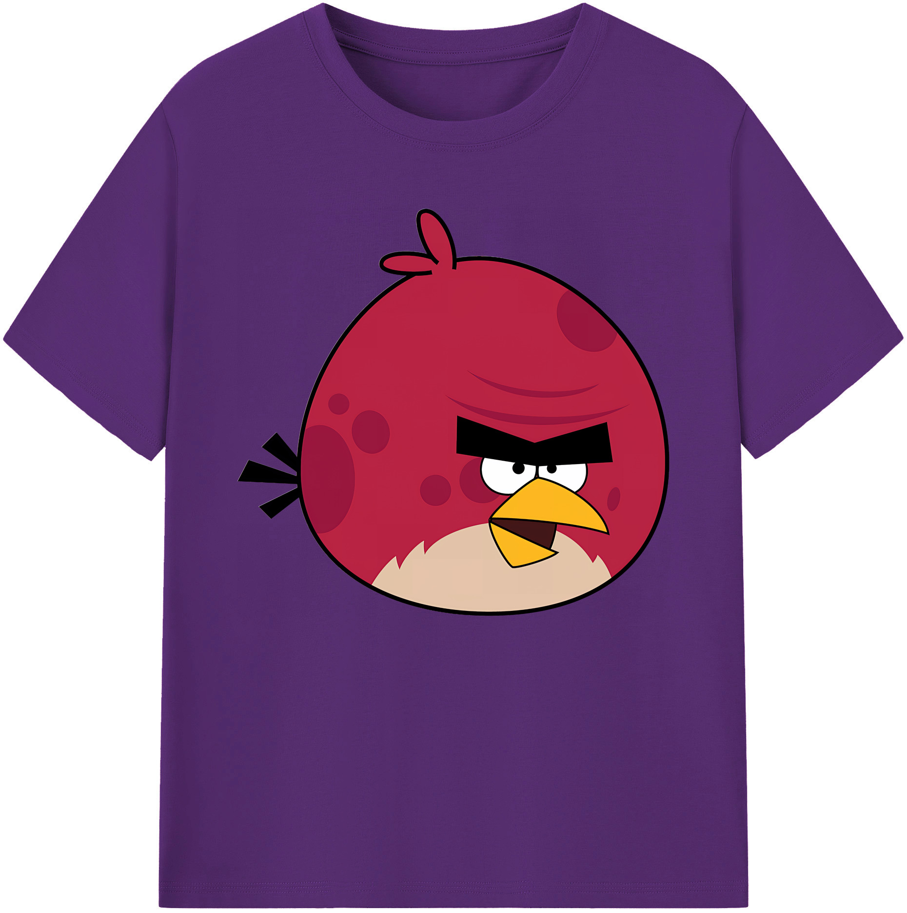 （画像用） Angry Birds アングリーバード 綿100％ メンズ半袖Tシャツ｜肌触りやわらか＆通気性
