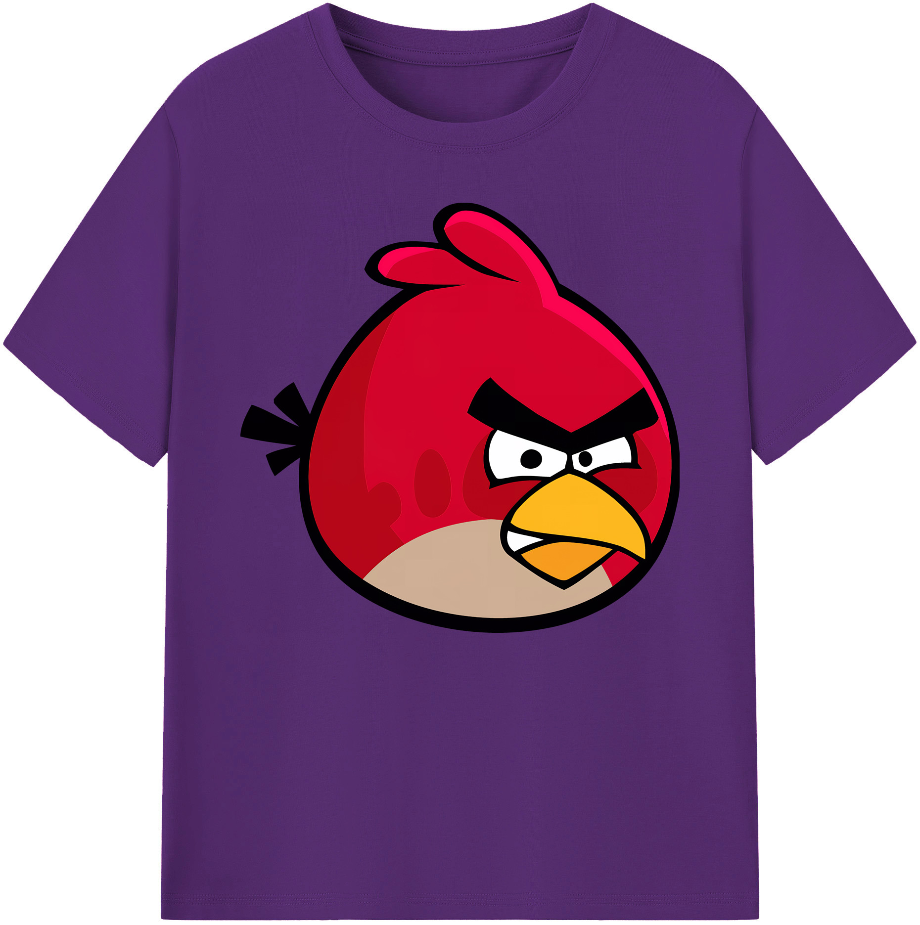 （画像用） Angry Birds アングリーバード 綿100％ メンズ半袖Tシャツ｜肌触りやわらか＆通気性
